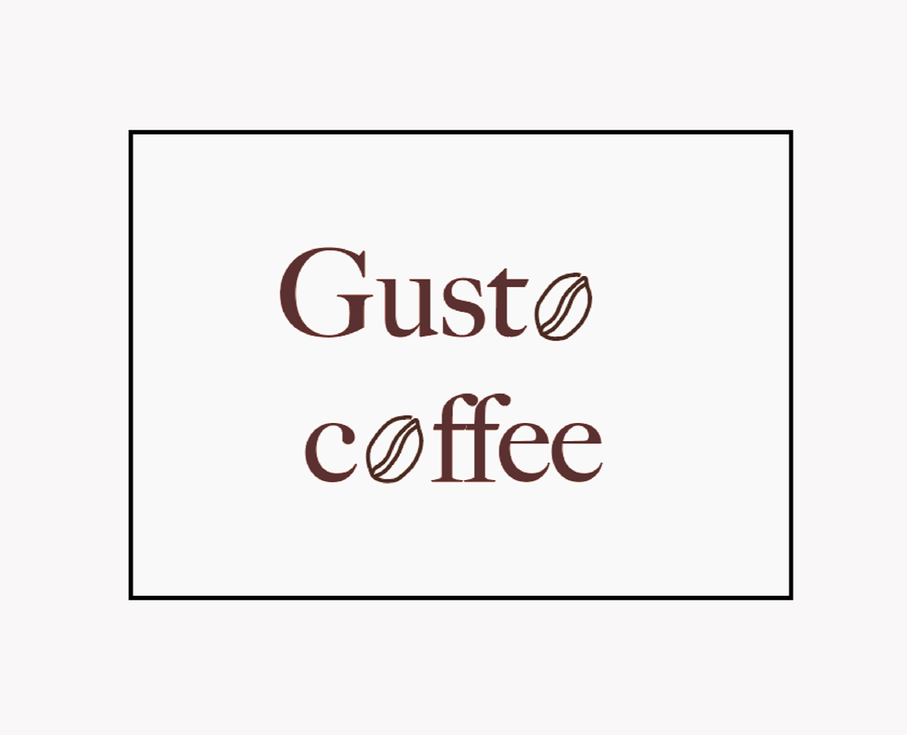 Логобук для кофейни-бистро Gusto coffee — Интерфейсы на Dprofile