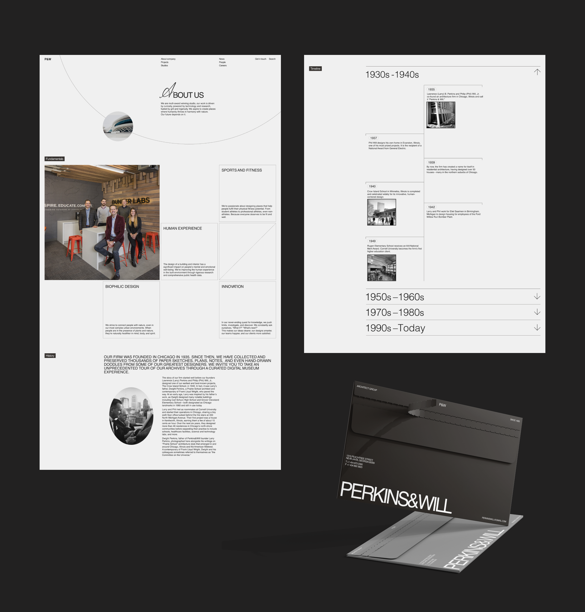 PERKINS&WILL / WEBSITE REDESIGN — Изображение №13 — Интерфейсы, Графика на Dprofile