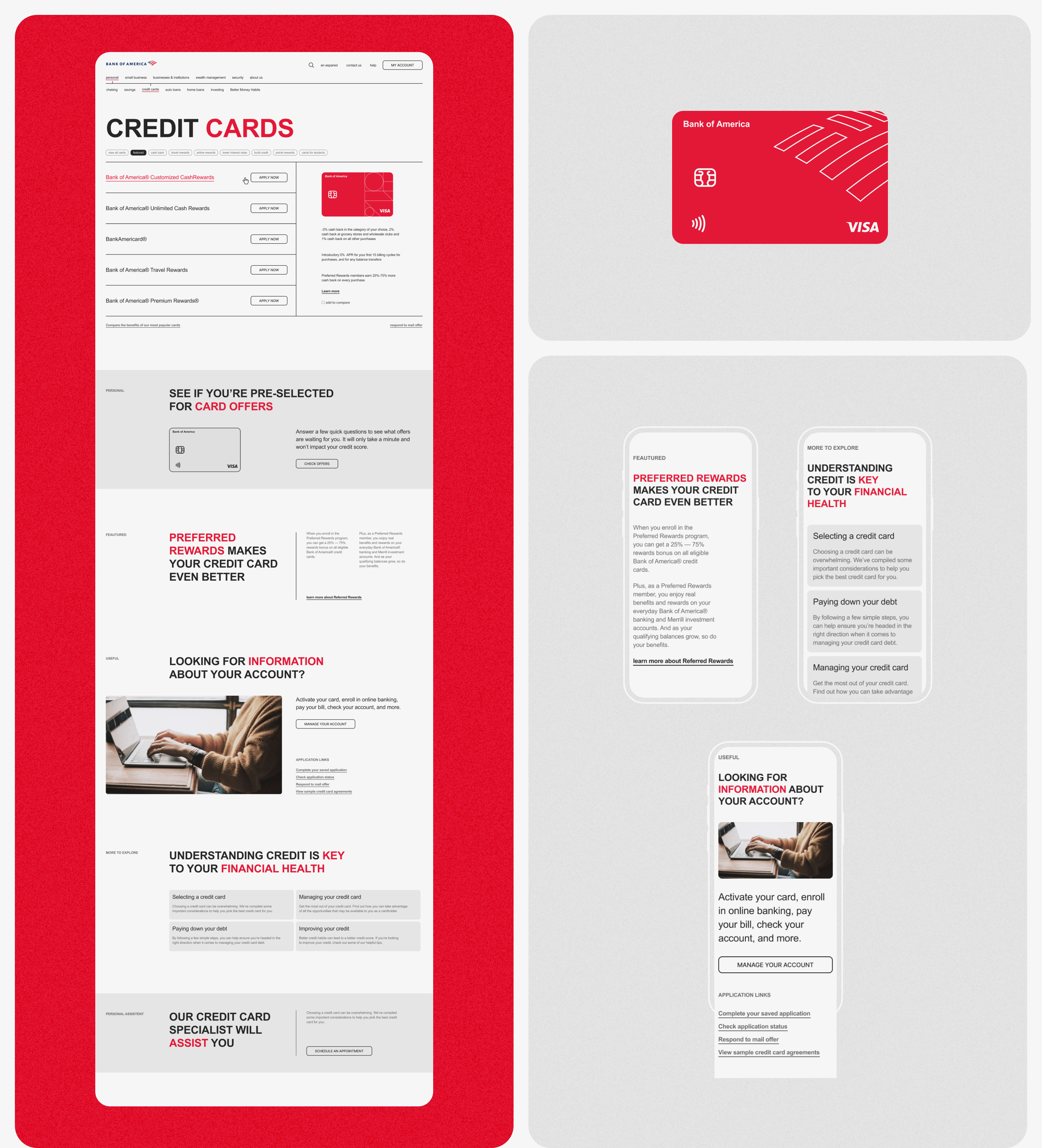 Bank of America — Изображение №4 — Интерфейсы, Анимация на Dprofile