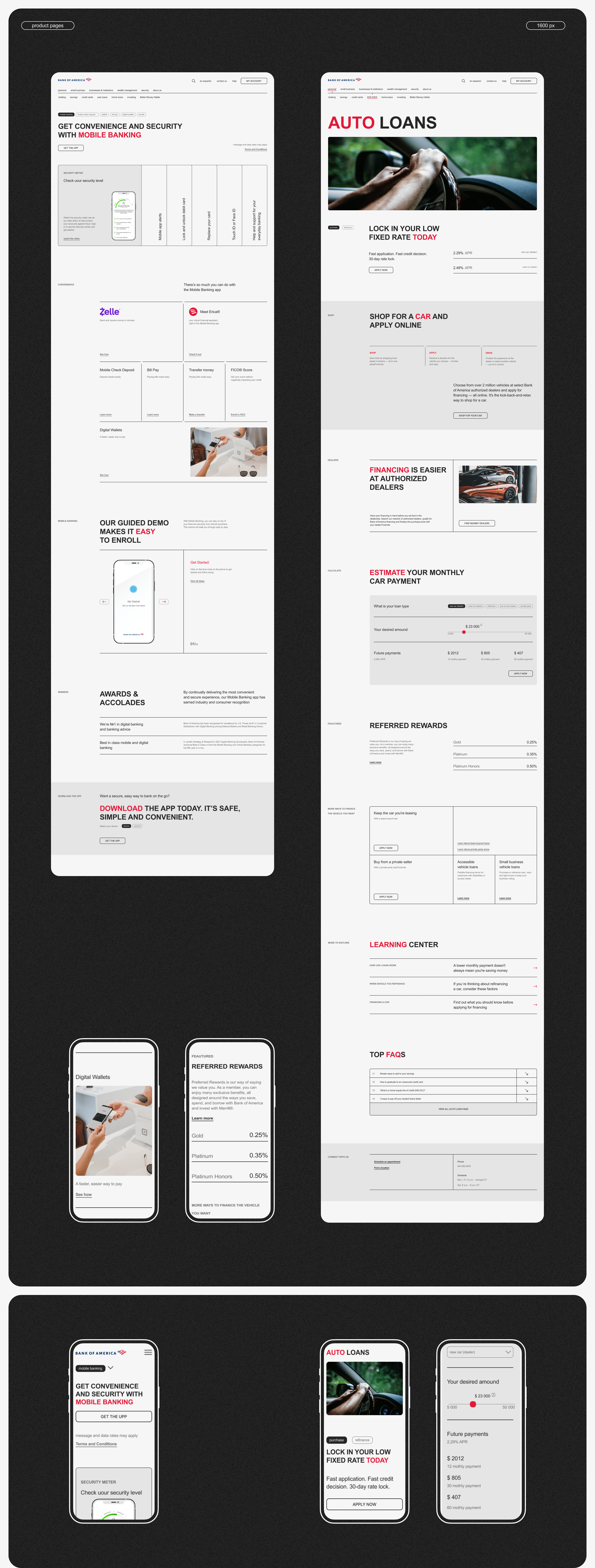 Bank of America — Изображение №3 — Интерфейсы, Анимация на Dprofile