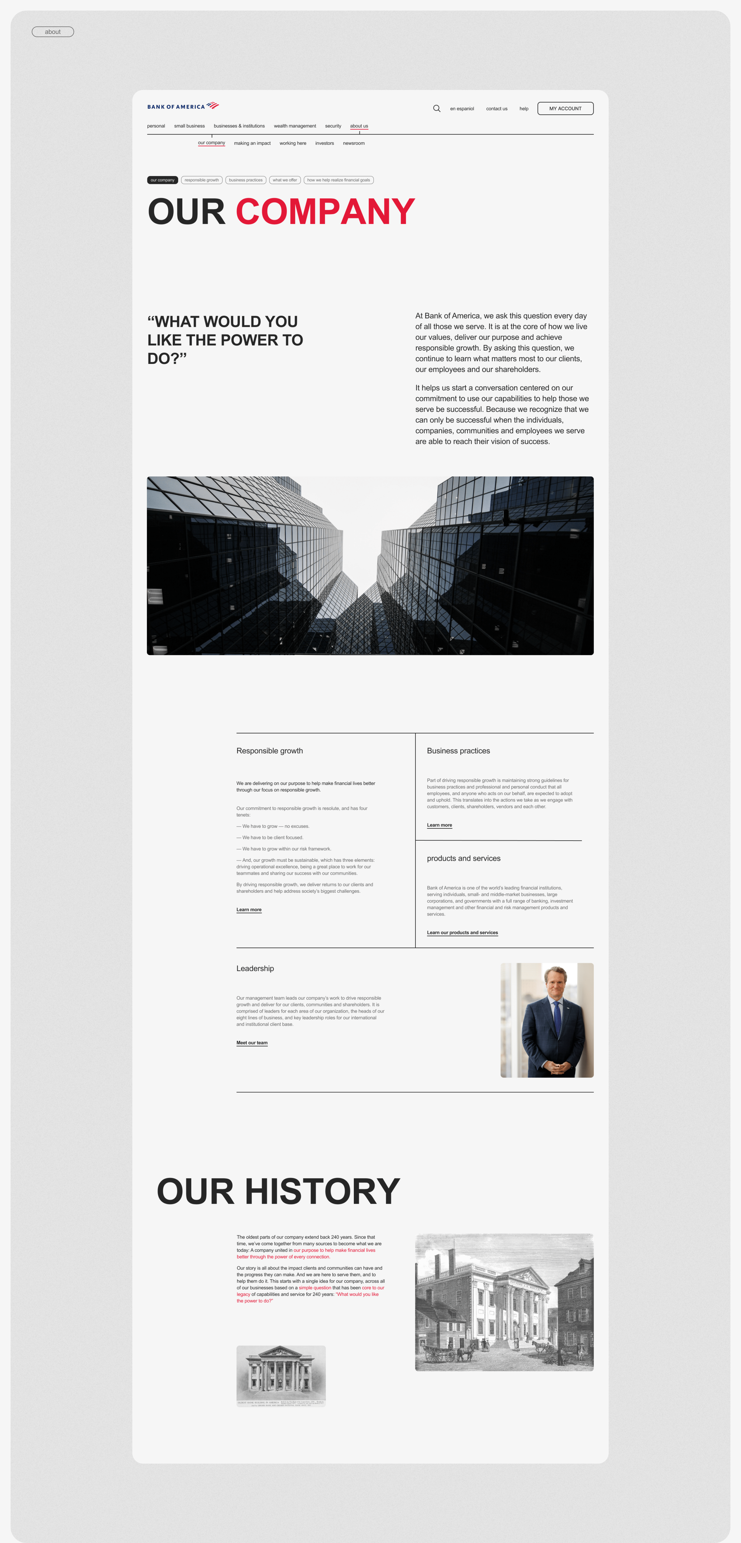 Bank of America — Изображение №6 — Интерфейсы, Анимация на Dprofile