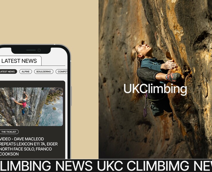 UKC - Climbing news website — Интерфейсы на Dprofile