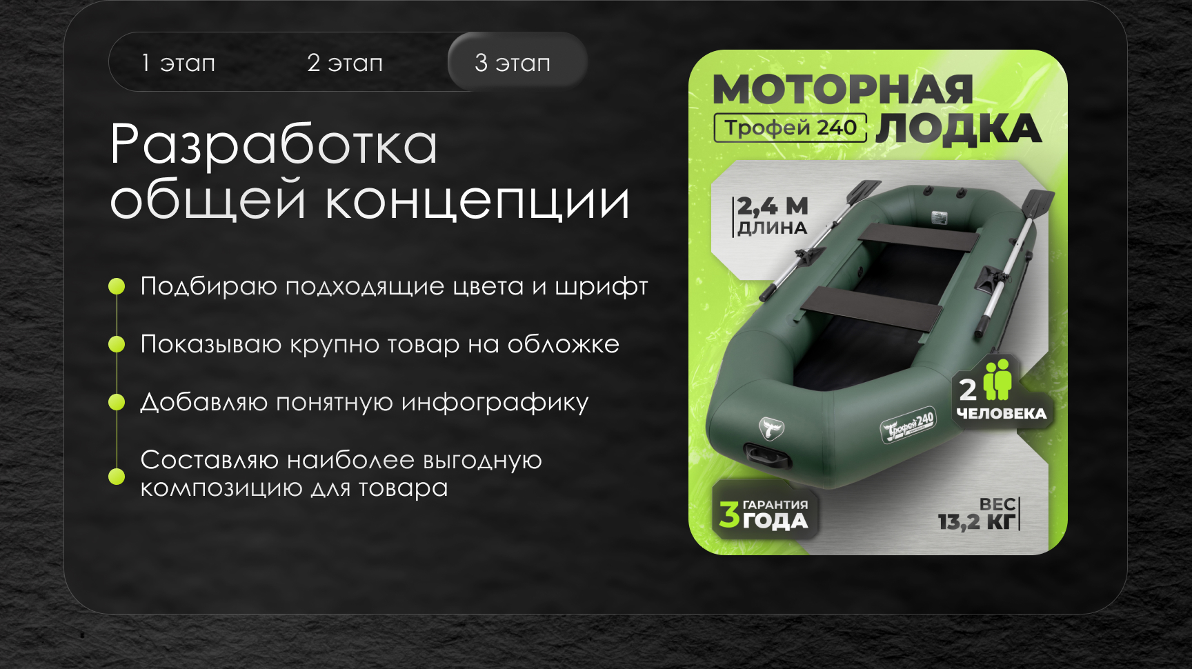 Инфографика для Маркетплейсов | Лодка — Изображение №4 — Графика на Dprofile