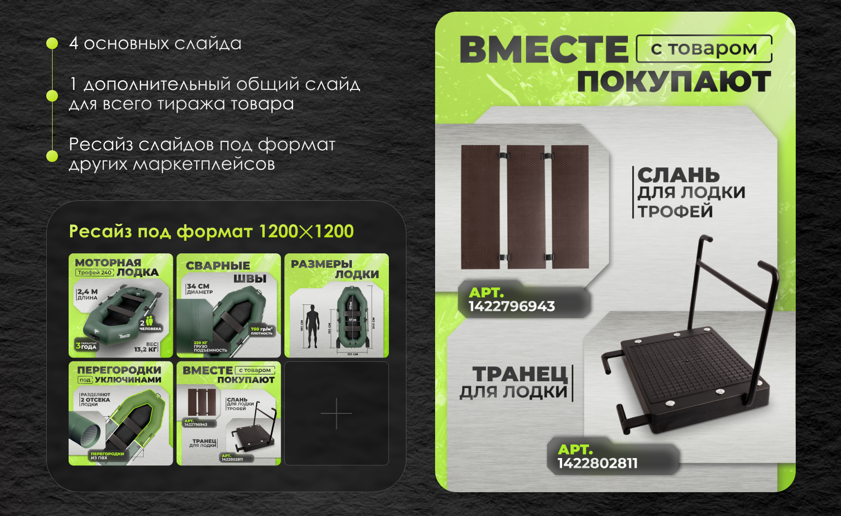Инфографика для Маркетплейсов | Лодка — Изображение №8 — Графика на Dprofile