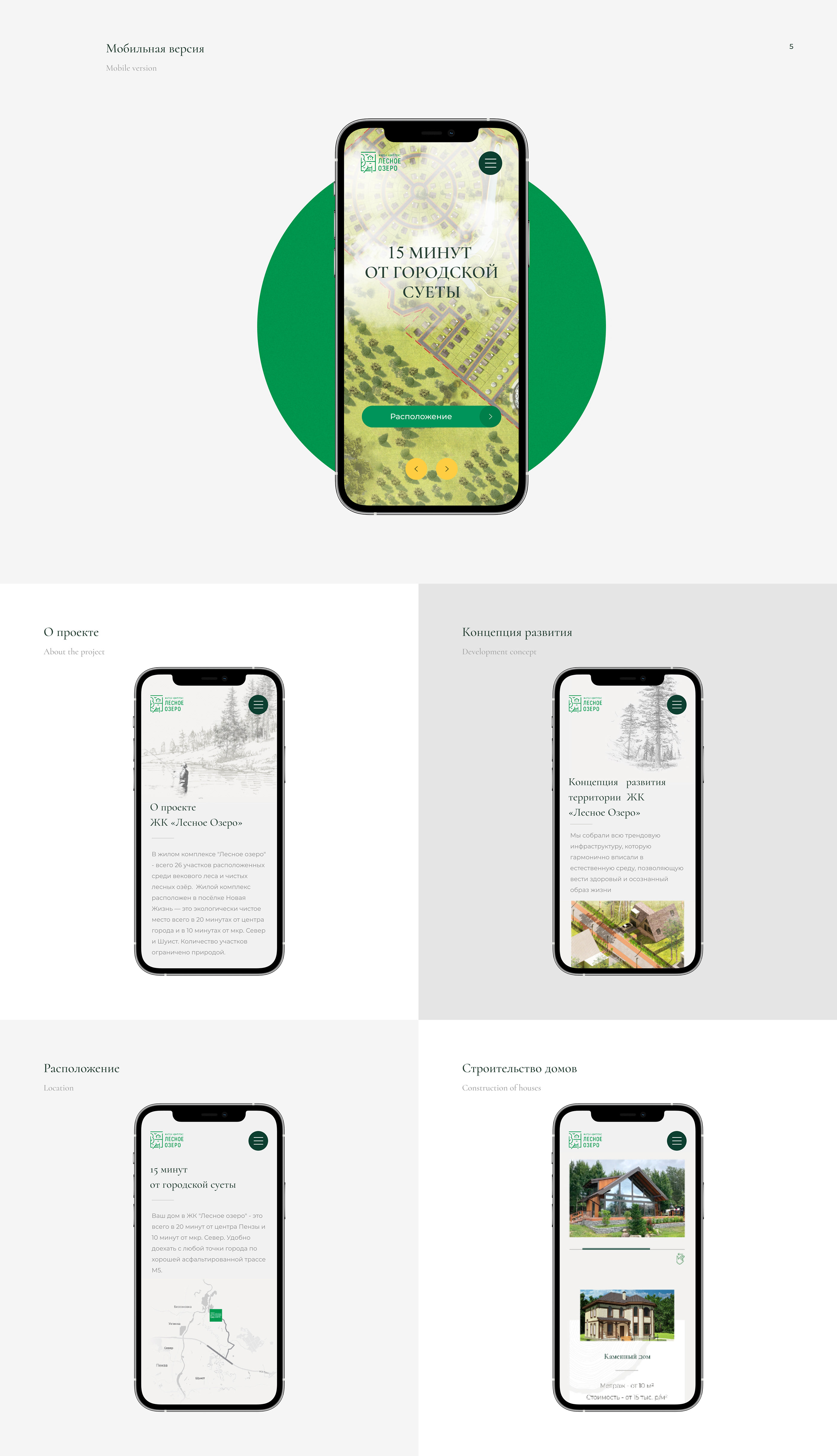 Загородный жилой комплекс | Корпоративный сайт — Изображение №6 — Интерфейсы на Dprofile