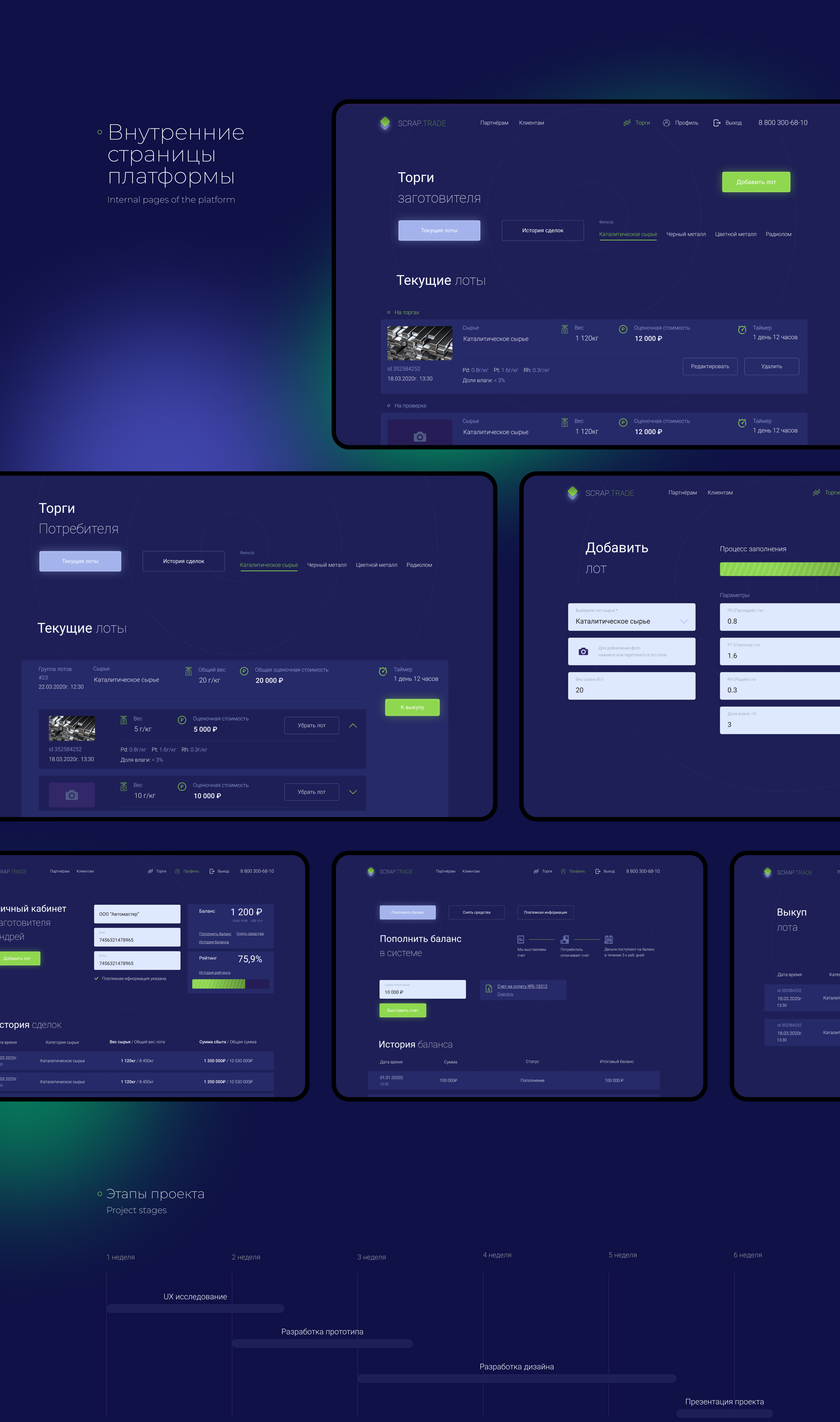 Платформа для совместной продажи сырья — Изображение №4 — Интерфейсы на Dprofile