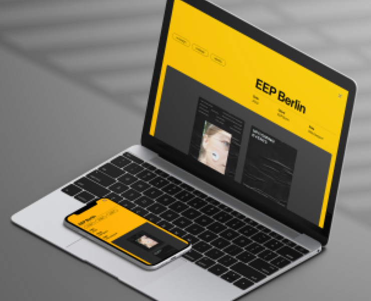 Portfolio Website — Интерфейсы на Dprofile