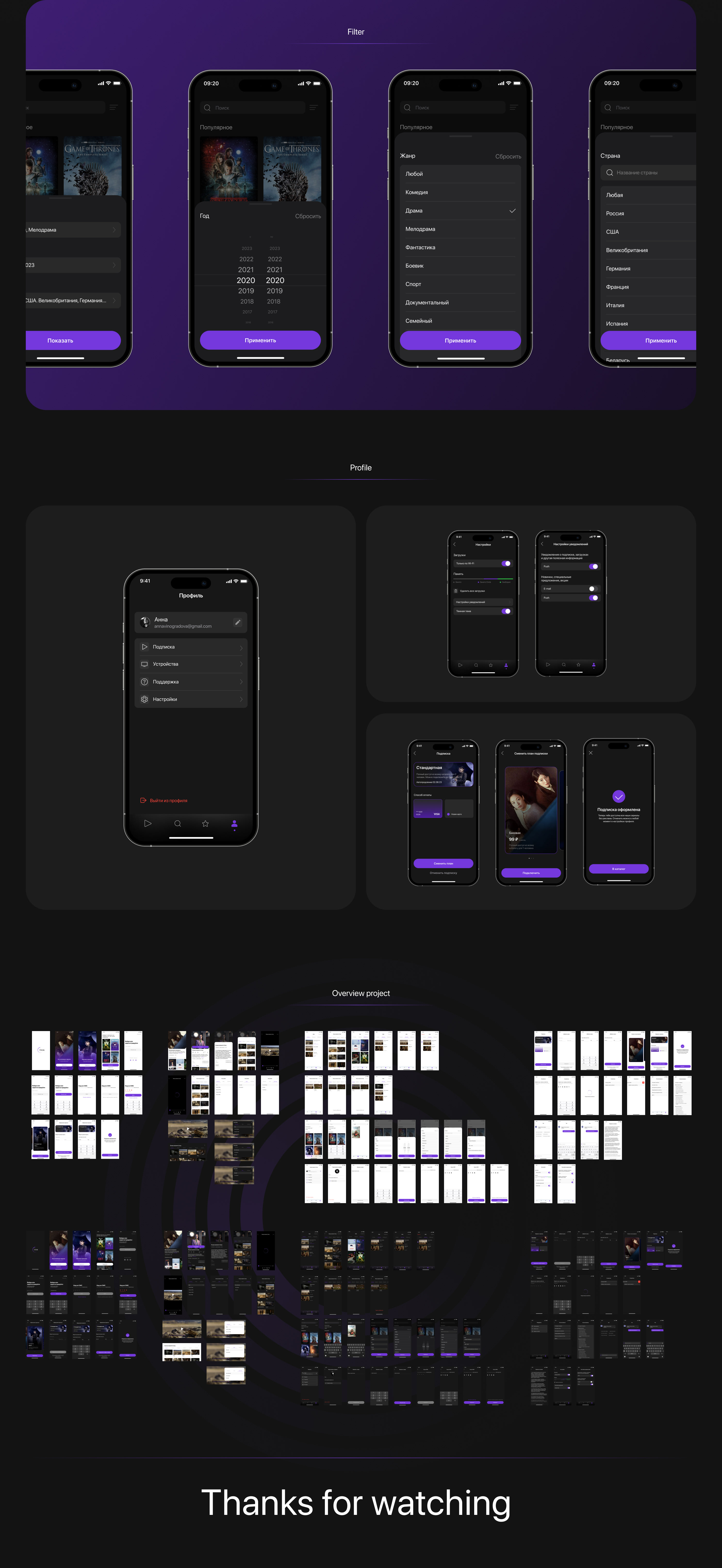 CIRCLE - Streaming Service Mobile App — Изображение №7 — Интерфейсы на Dprofile