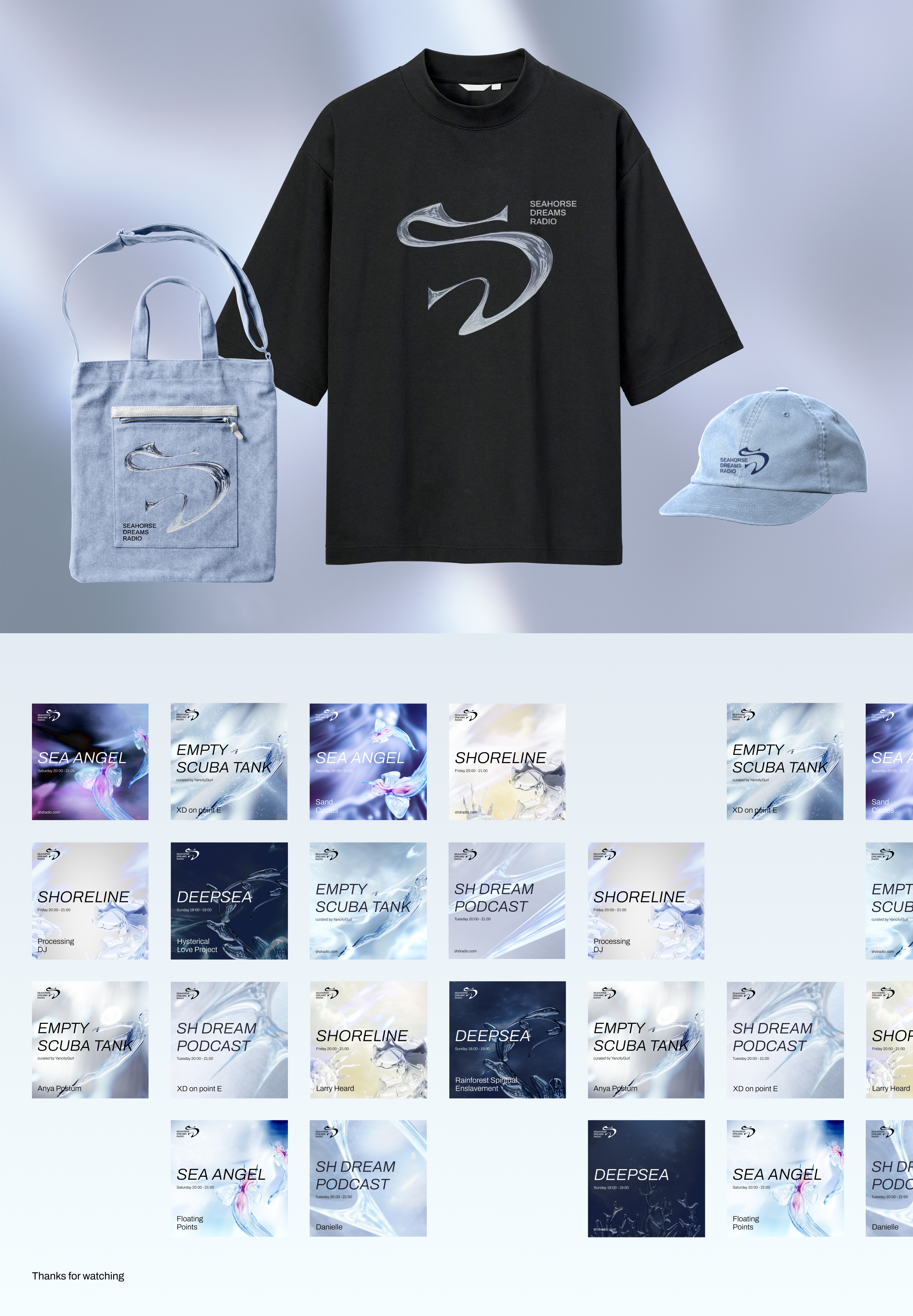Seahorse Dreams Radio Identity — Изображение №6 — Брендинг на Dprofile