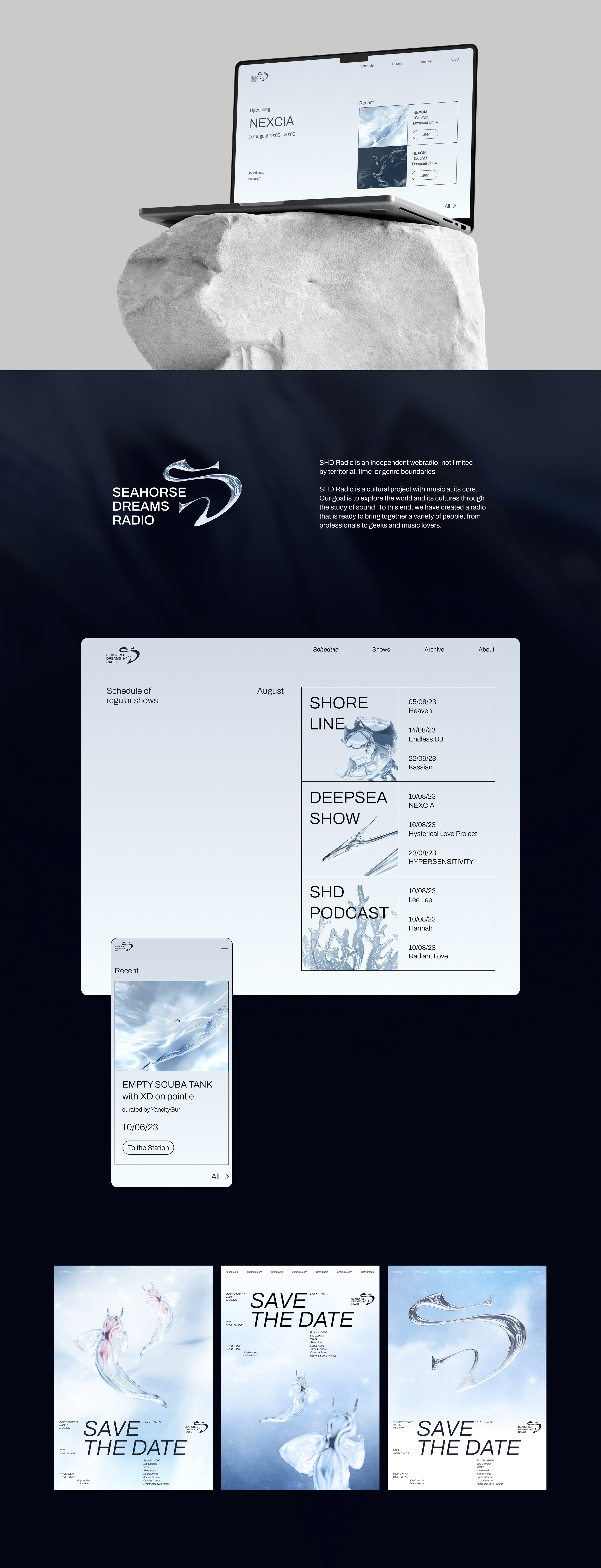 Seahorse Dreams Radio Identity — Изображение №2 — Брендинг на Dprofile