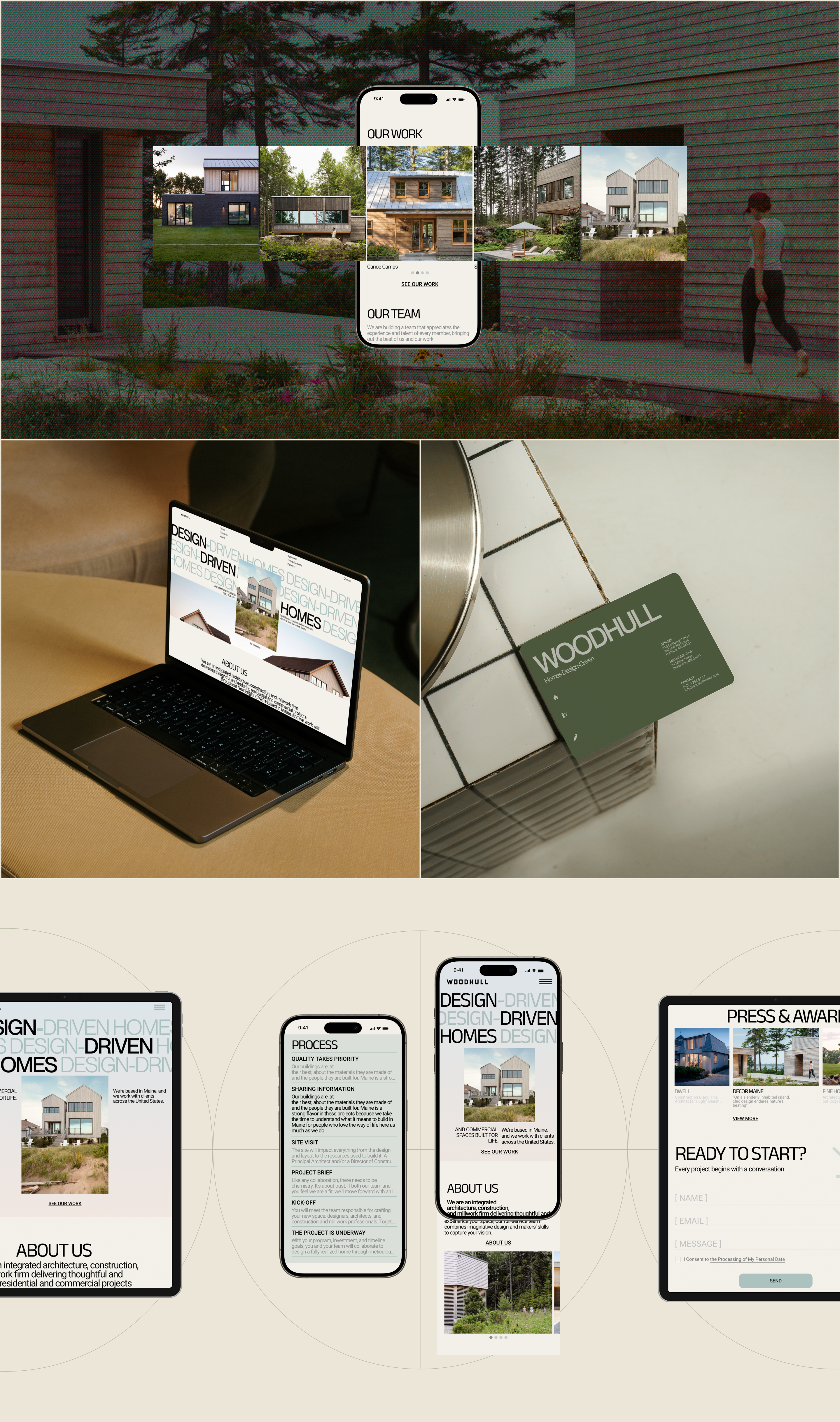 WOODHULL | Corporate Website — Изображение №3 — Интерфейсы на Dprofile