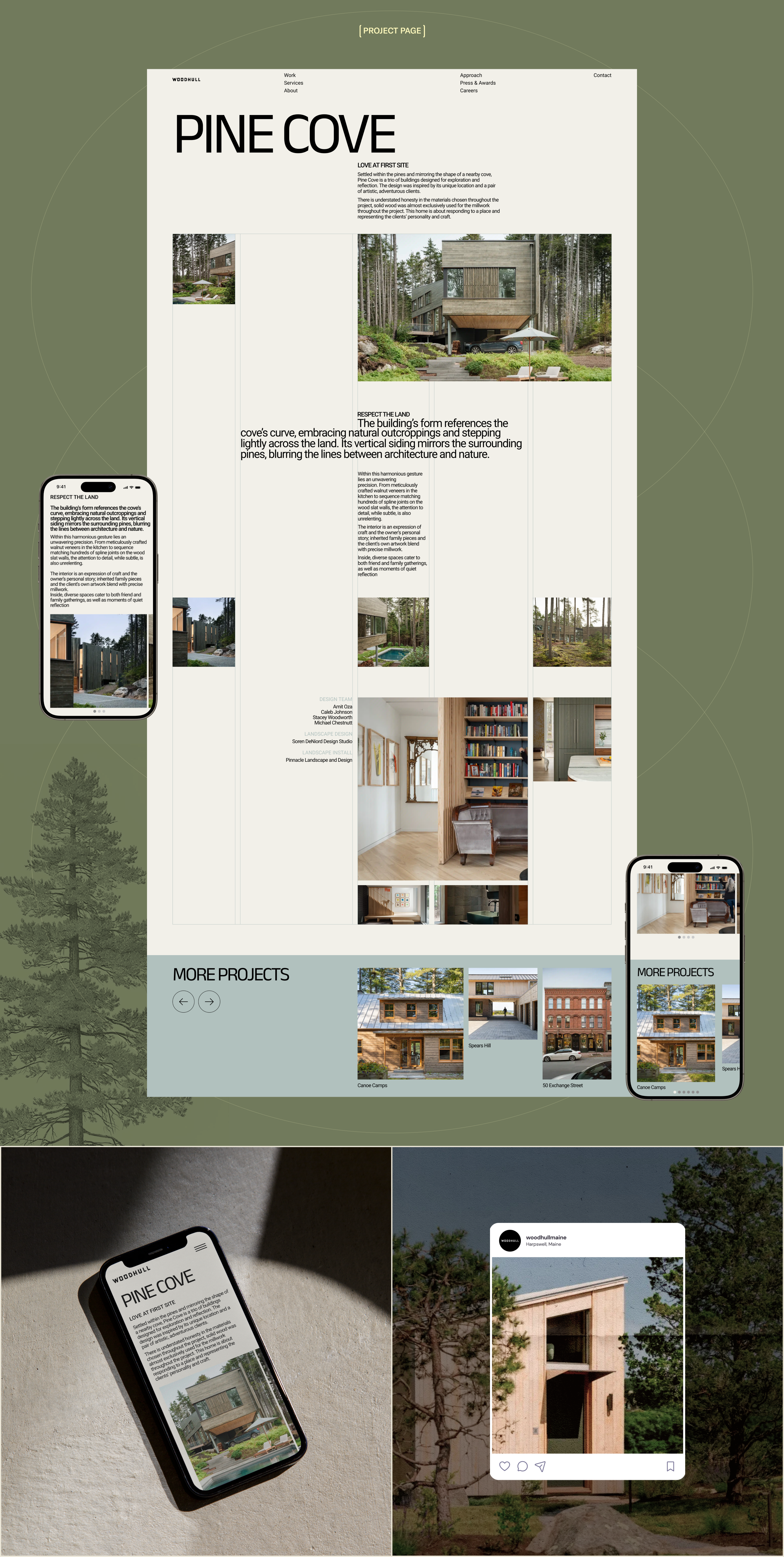 WOODHULL | Corporate Website — Изображение №5 — Интерфейсы на Dprofile