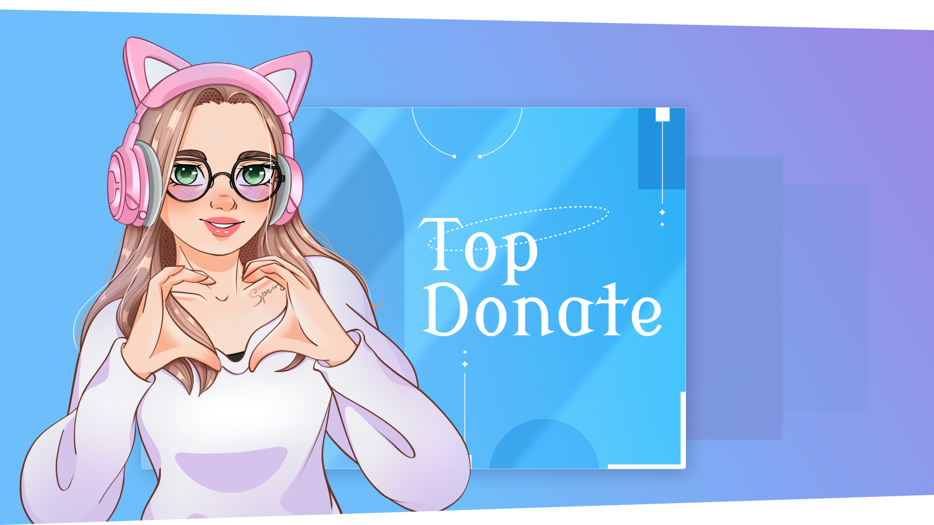 Иллюстрации для канала на Twitch — Изображение №8 — Интерфейсы, Иллюстрация на Dprofile