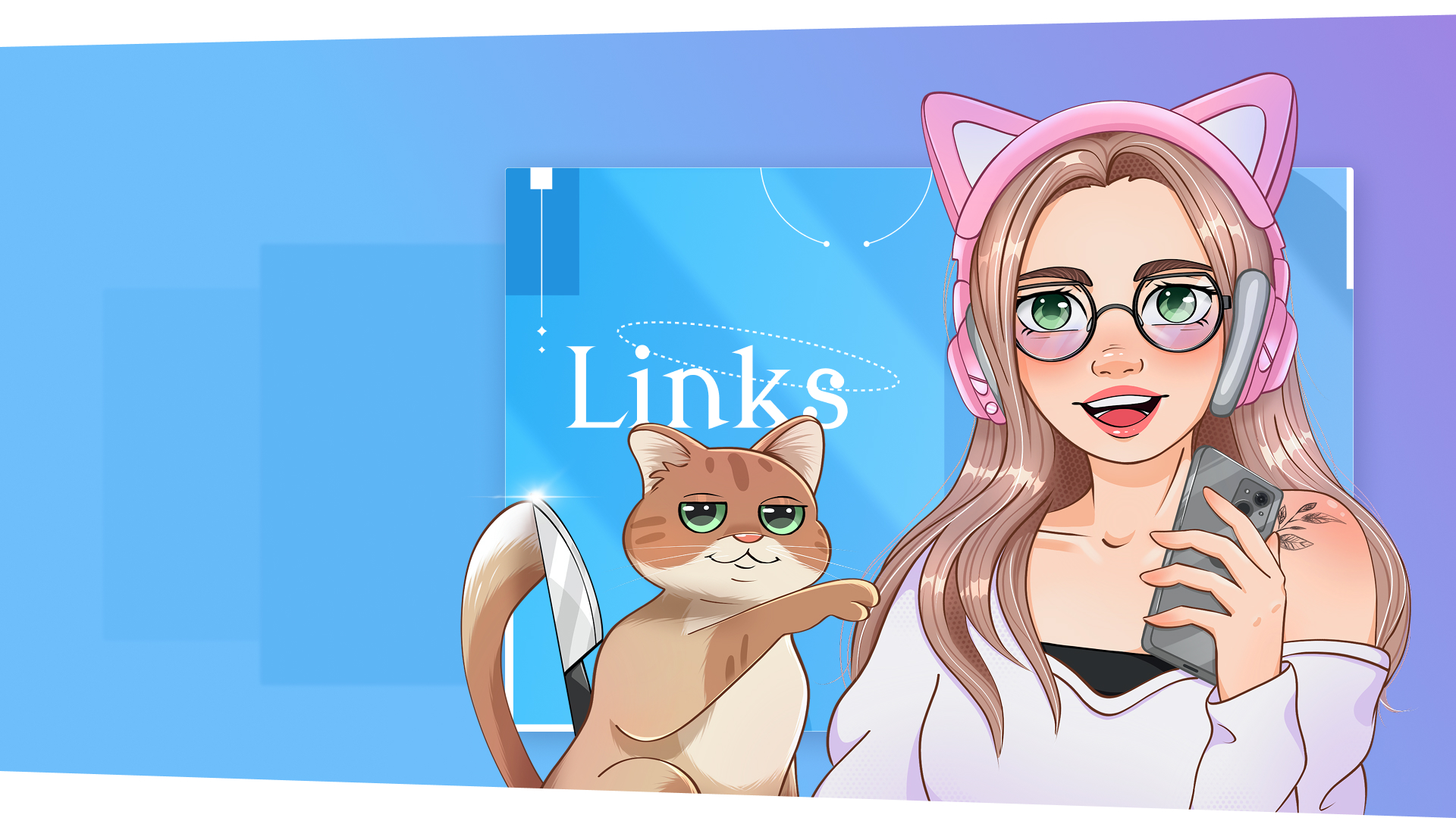 Иллюстрации для канала на Twitch — Изображение №9 — Интерфейсы, Иллюстрация на Dprofile