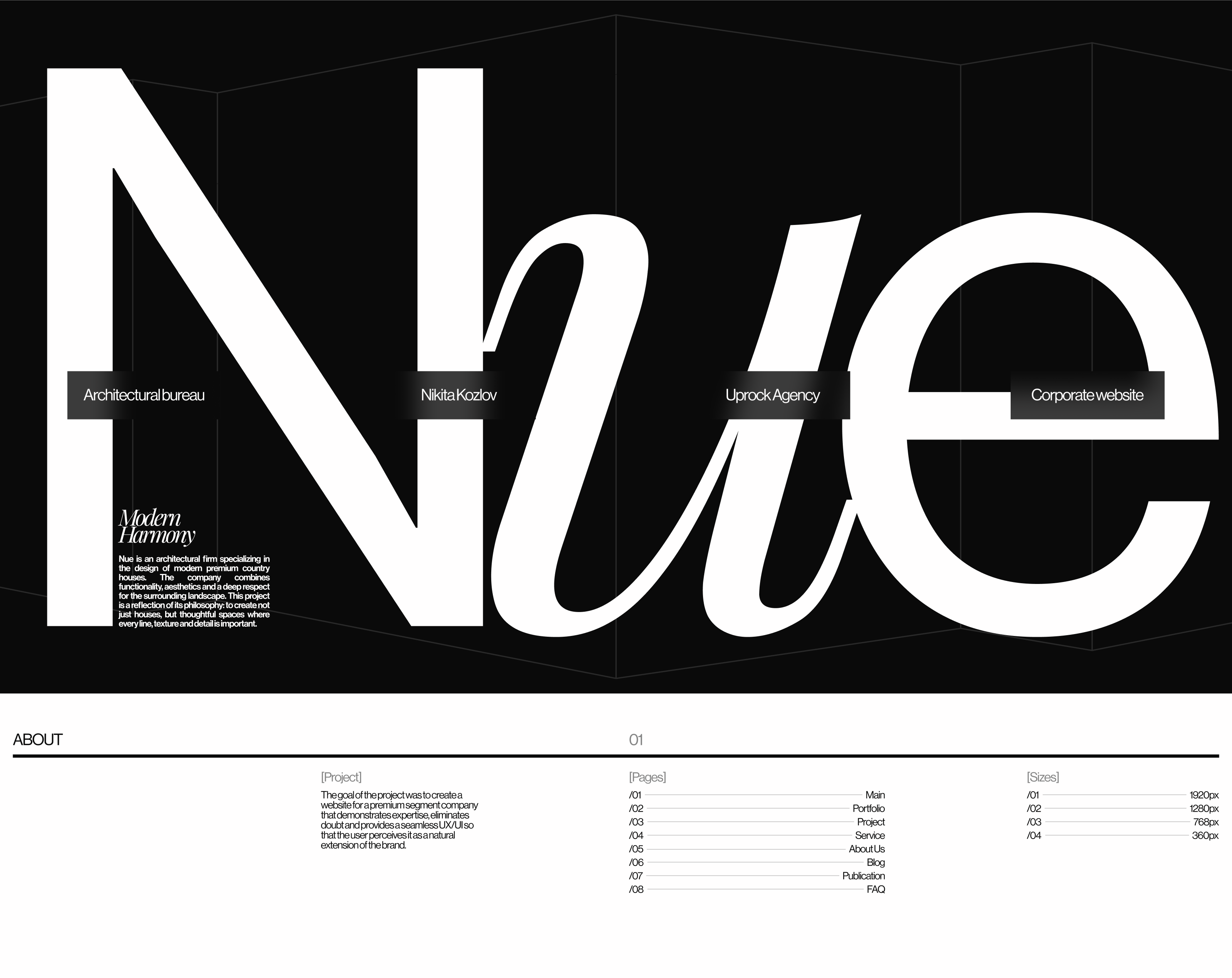 Bureau NUE | Corporate Website — Изображение №1 — Интерфейсы на Dprofile