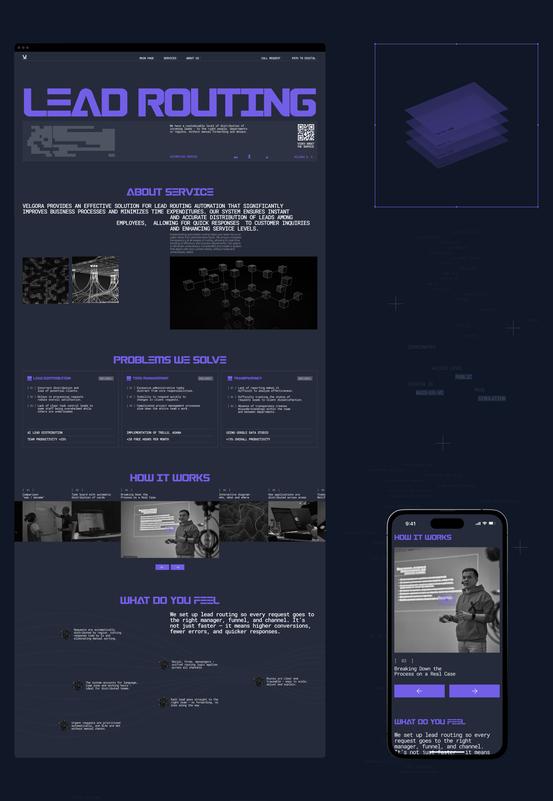 Velgora | Corporate website — Изображение №8 — Интерфейсы на Dprofile