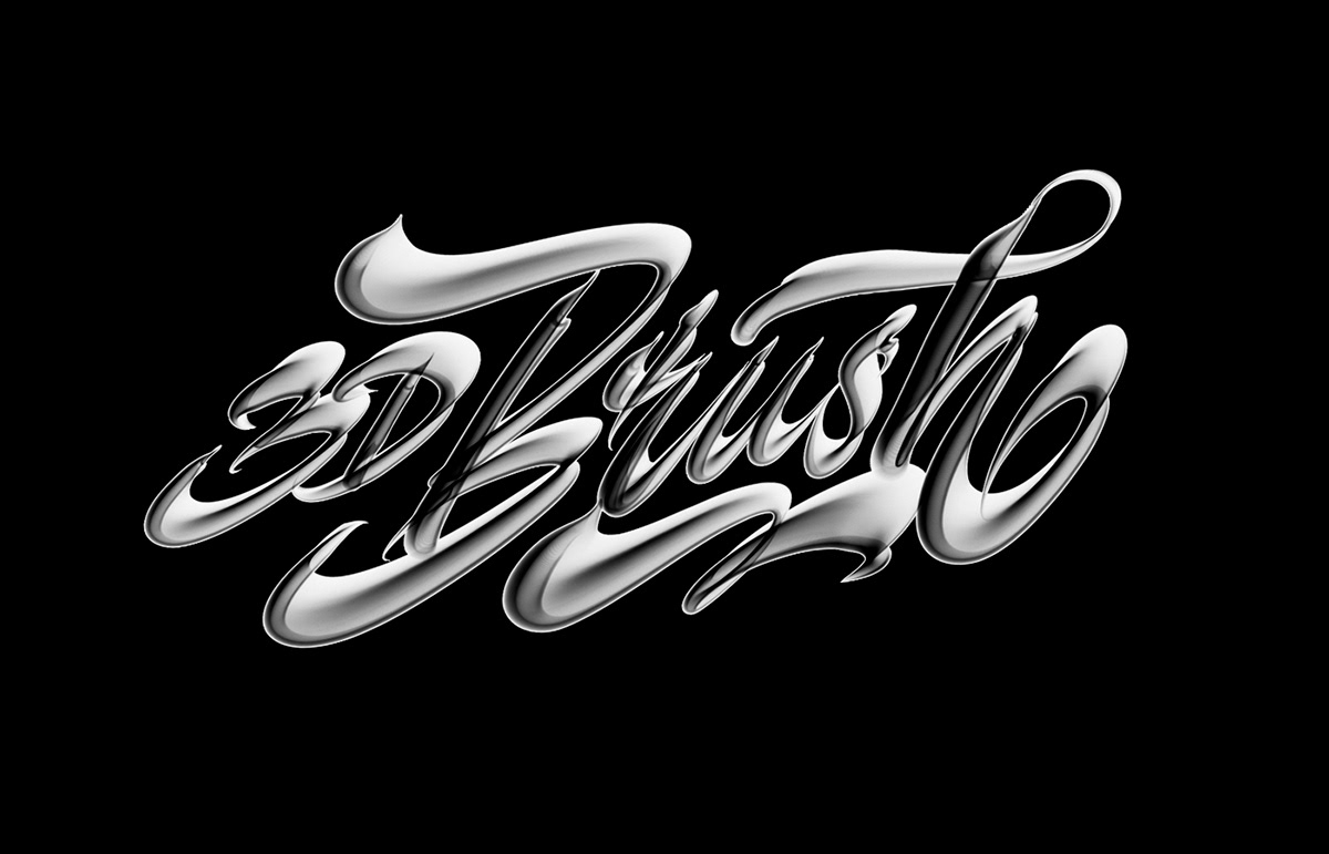 3D Кисти для леттеринга в Procreate — Изображение №1 — Брендинг, Графика на Dprofile