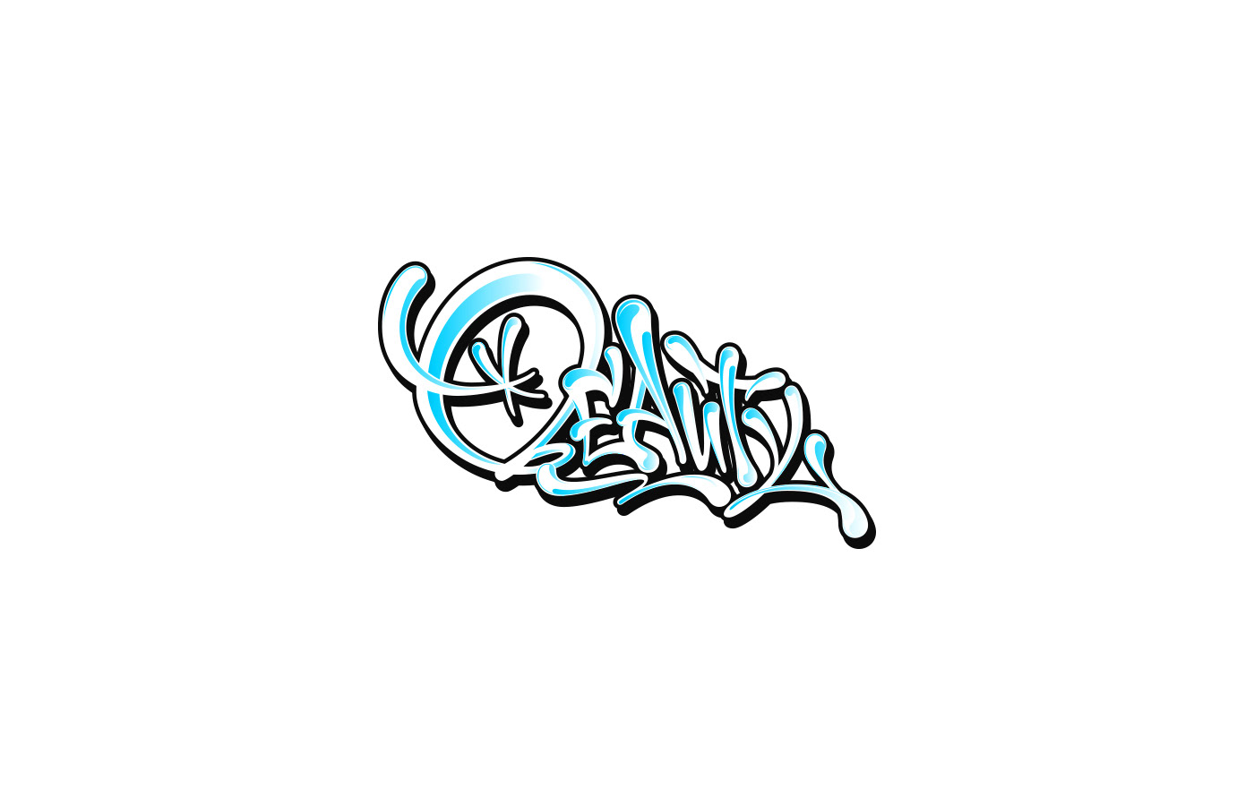 Lettering set 12/ Graffiti liquid style — Изображение №8 — Брендинг, Графика на Dprofile