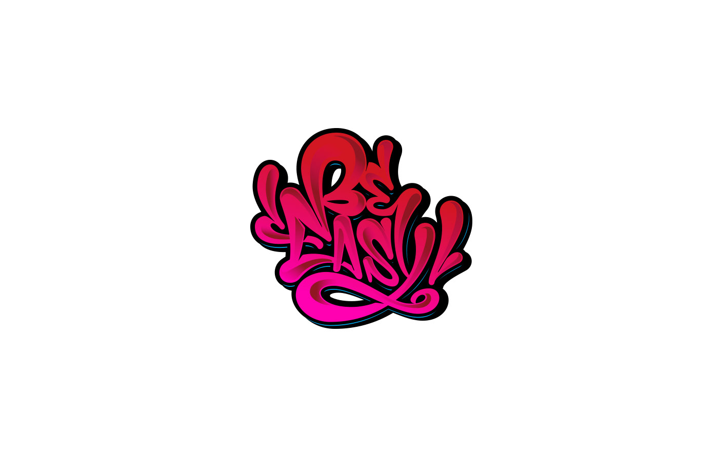Lettering set 12/ Graffiti liquid style — Изображение №18 — Брендинг, Графика на Dprofile