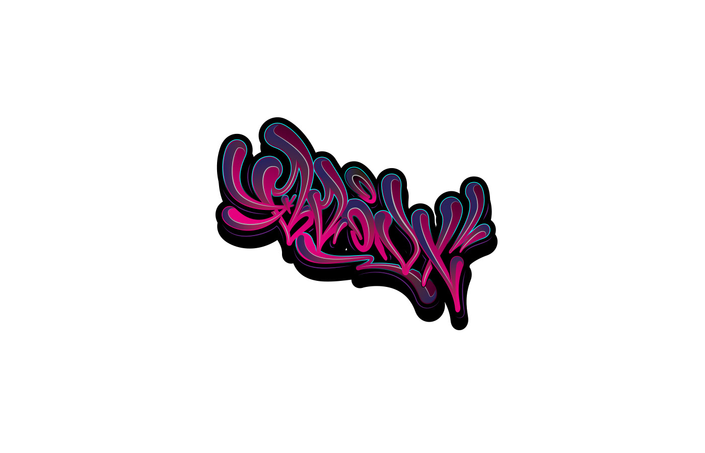 Lettering set 12/ Graffiti liquid style — Изображение №12 — Брендинг, Графика на Dprofile