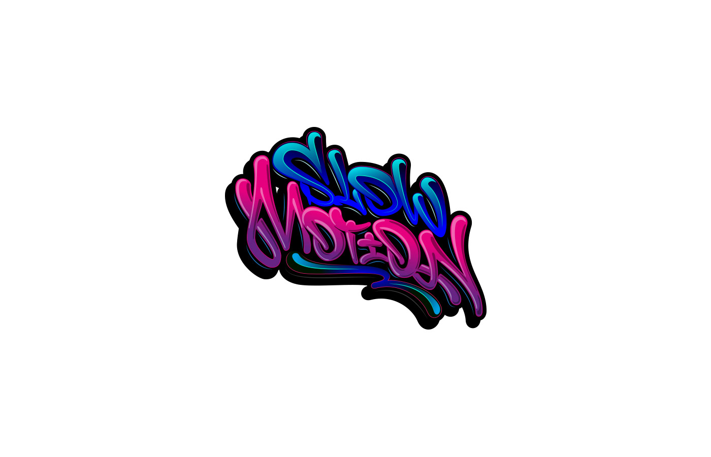Lettering set 12/ Graffiti liquid style — Изображение №7 — Брендинг, Графика на Dprofile
