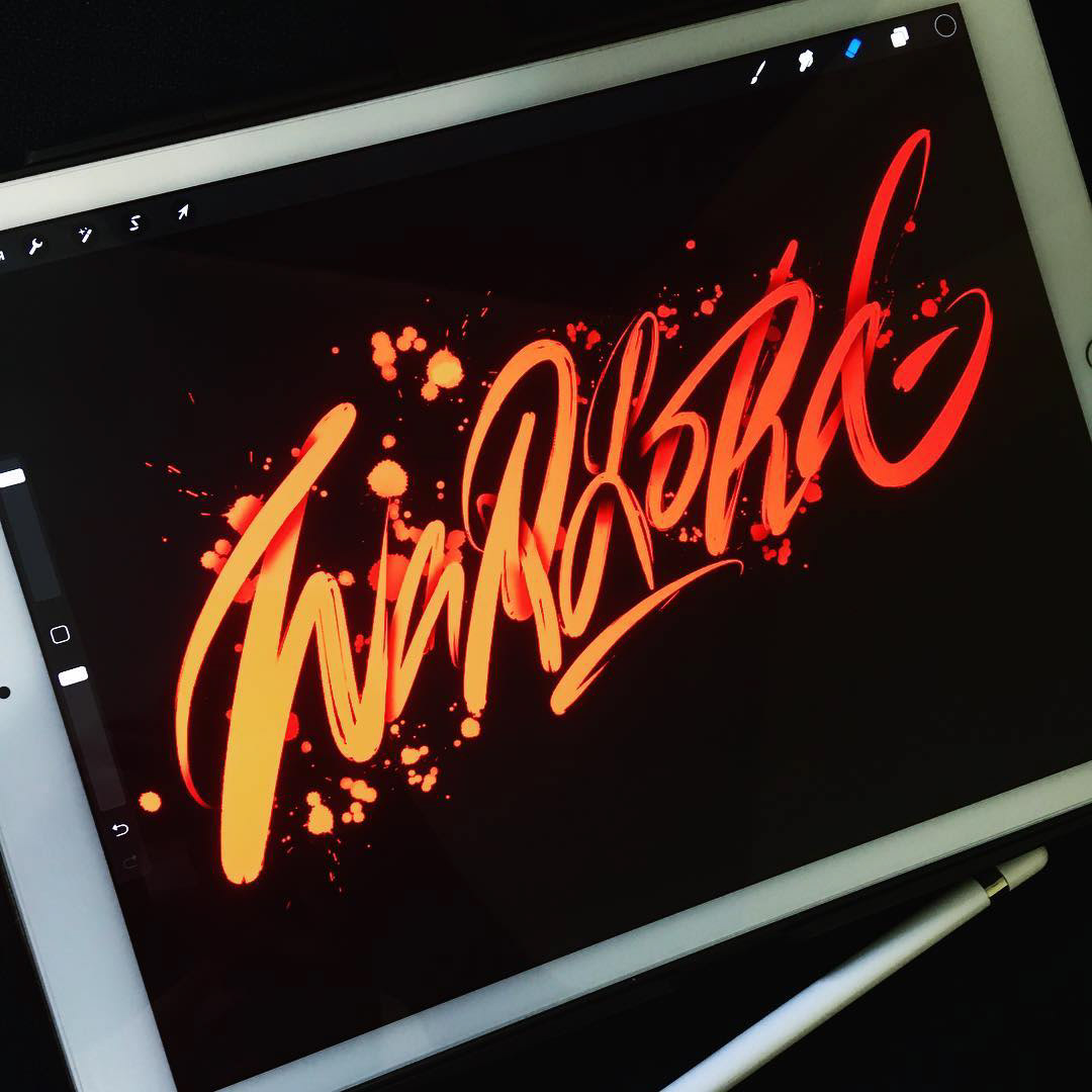 Fat Cap graffiti tags on iPad Pro vol.3 — Изображение №39 — Иллюстрация, Графика на Dprofile