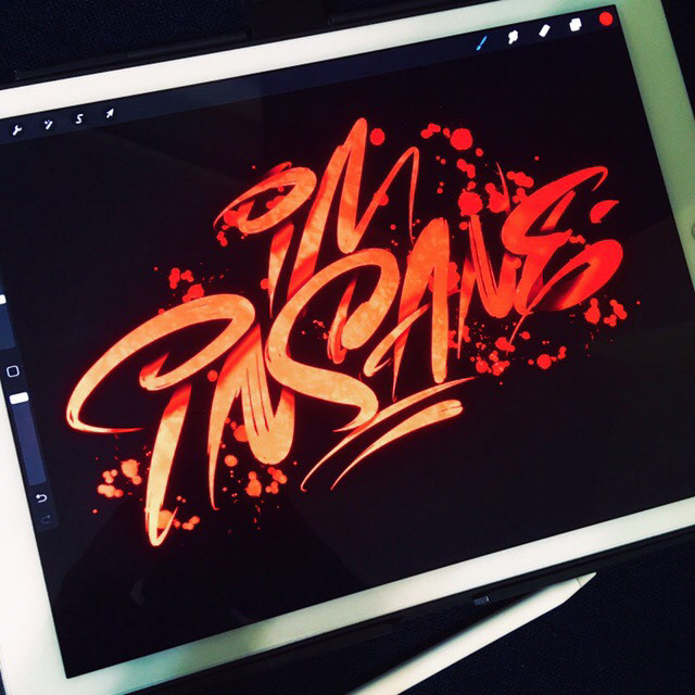 Fat Cap graffiti tags on iPad Pro vol.3 — Изображение №40 — Иллюстрация, Графика на Dprofile