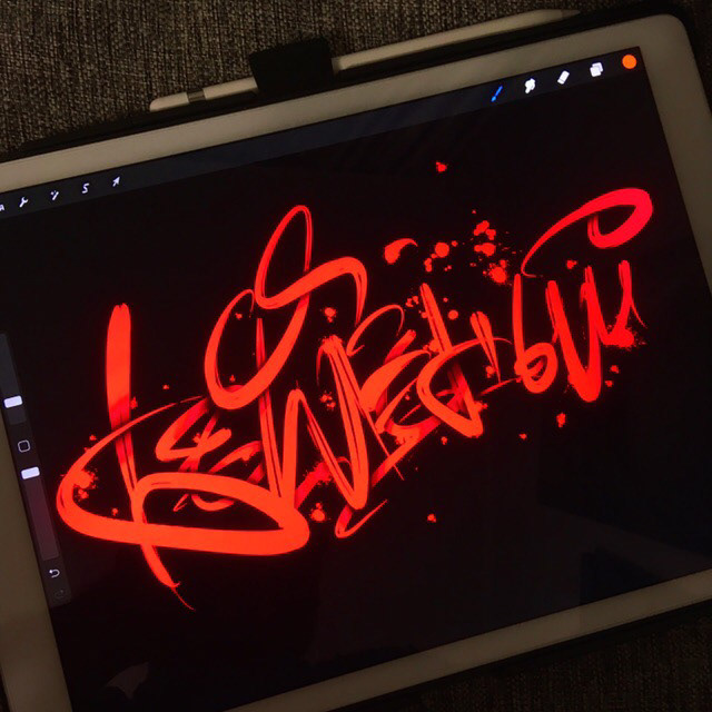 Fat Cap graffiti tags on iPad Pro vol.3 — Изображение №47 — Иллюстрация, Графика на Dprofile