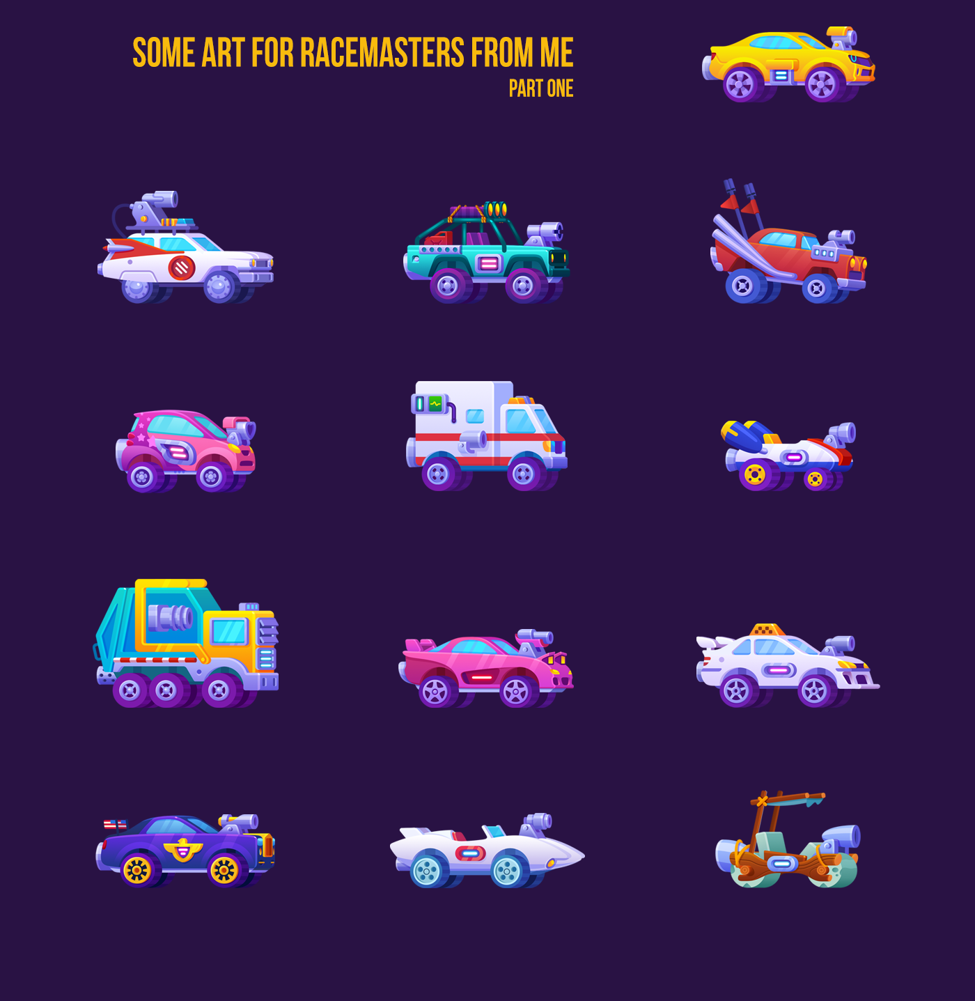 RaceMasters art part one — Изображение №3 — Иллюстрация на Dprofile