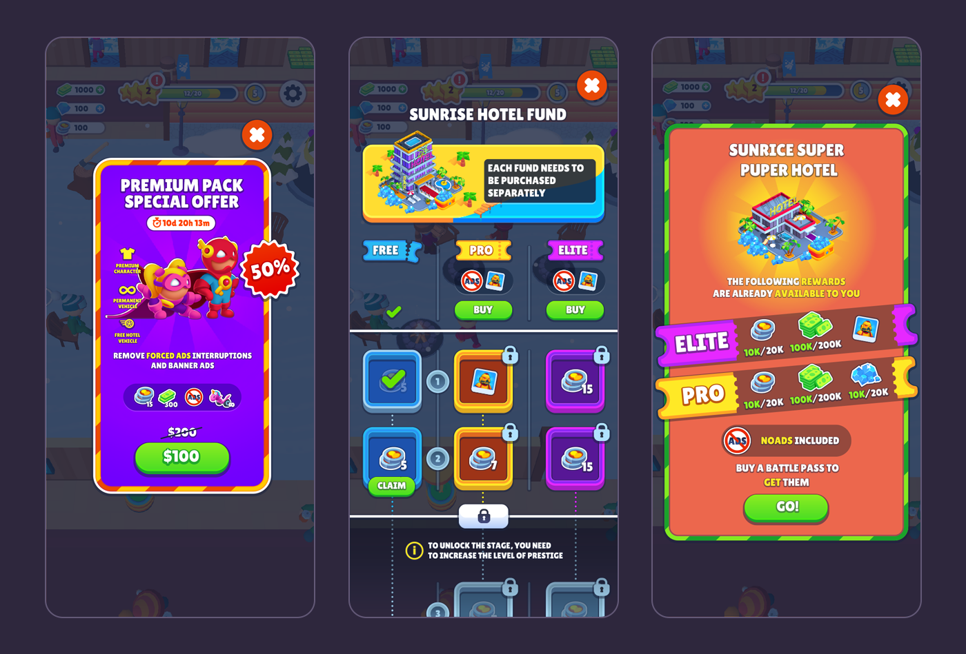 My Perfect Hotel/UI — Изображение №7 — Интерфейсы, Графика на Dprofile