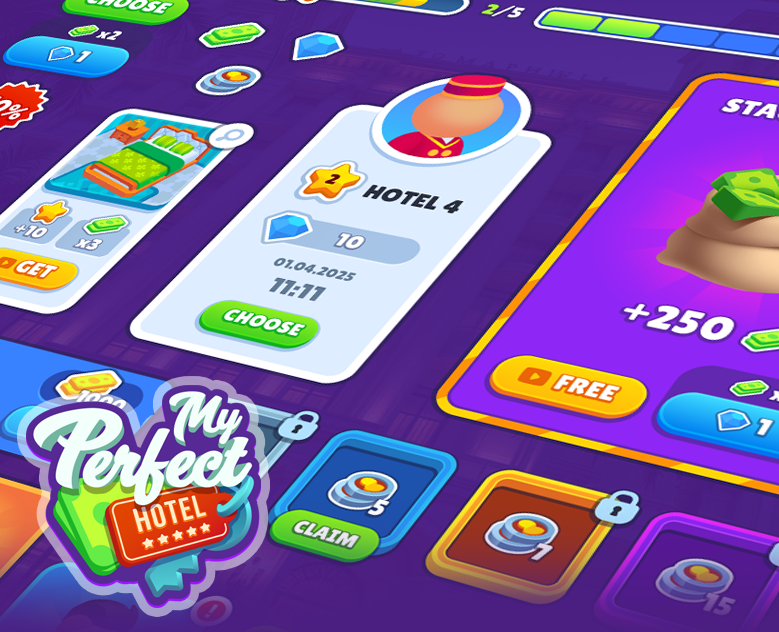 My Perfect Hotel/UI — Интерфейсы, Графика на Dprofile