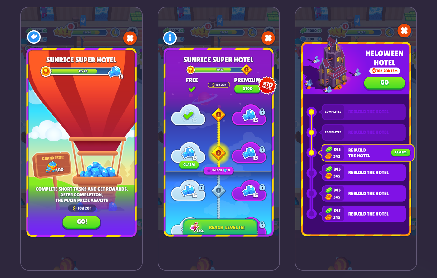 My Perfect Hotel/UI — Изображение №10 — Интерфейсы, Графика на Dprofile