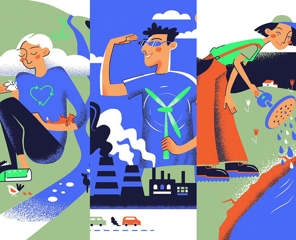 Серия плакатов на тему экологии. Ecology posters на Dprofile