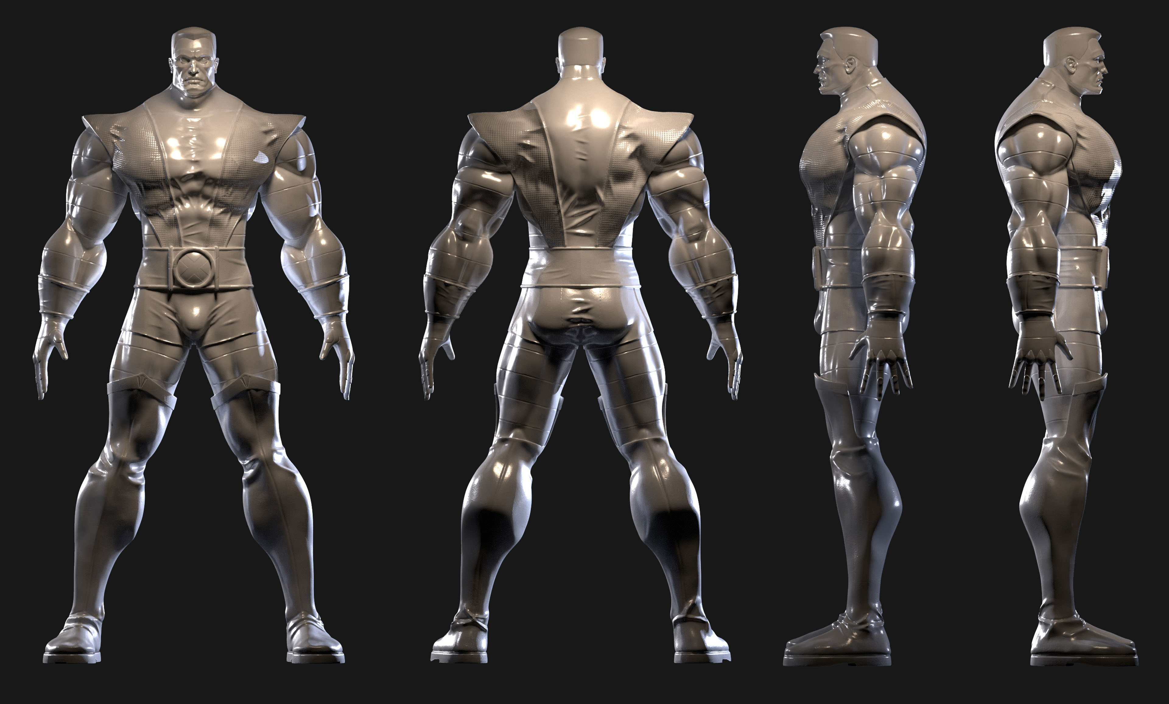 Colossus | 3D character — Изображение №2 — Иллюстрация, Анимация на Dprofile