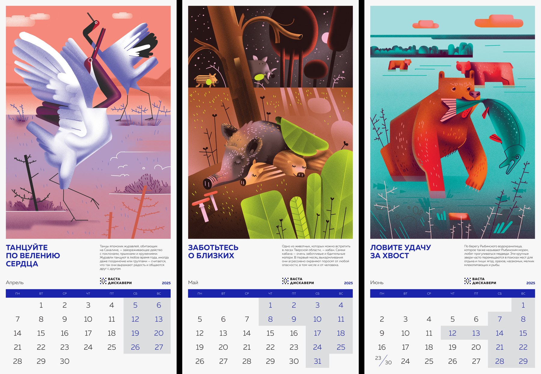 «Мудрые советы живой природы» — календарь для ВАСТА ДИСКАВЕ… — Изображение №10 — Иллюстрация, Графика на Dprofile