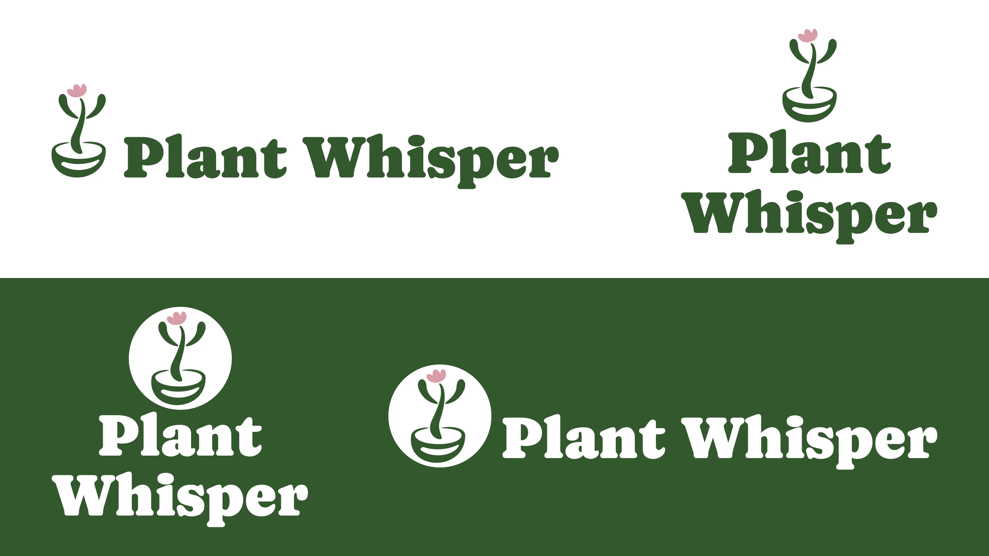 Plant Whisper | logo design — Изображение №3 — Брендинг, Анимация на Dprofile