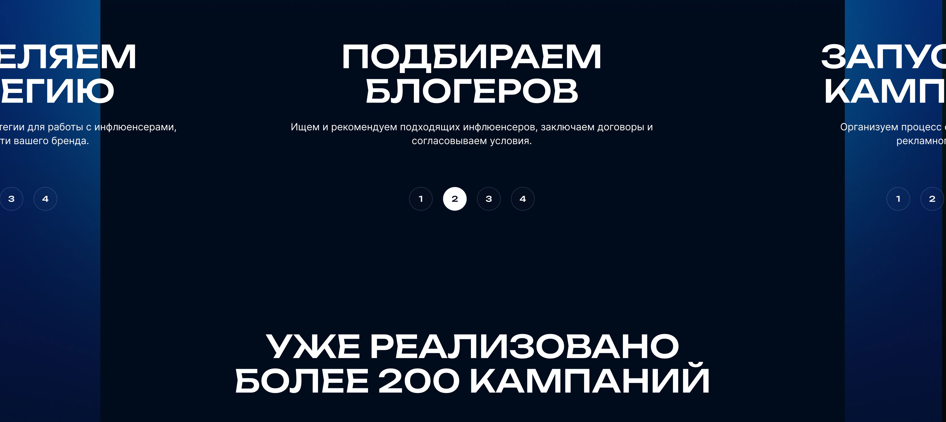 Nfluense Agency Landing Page — Изображение №24 — Интерфейсы, Маркетинг на Dprofile