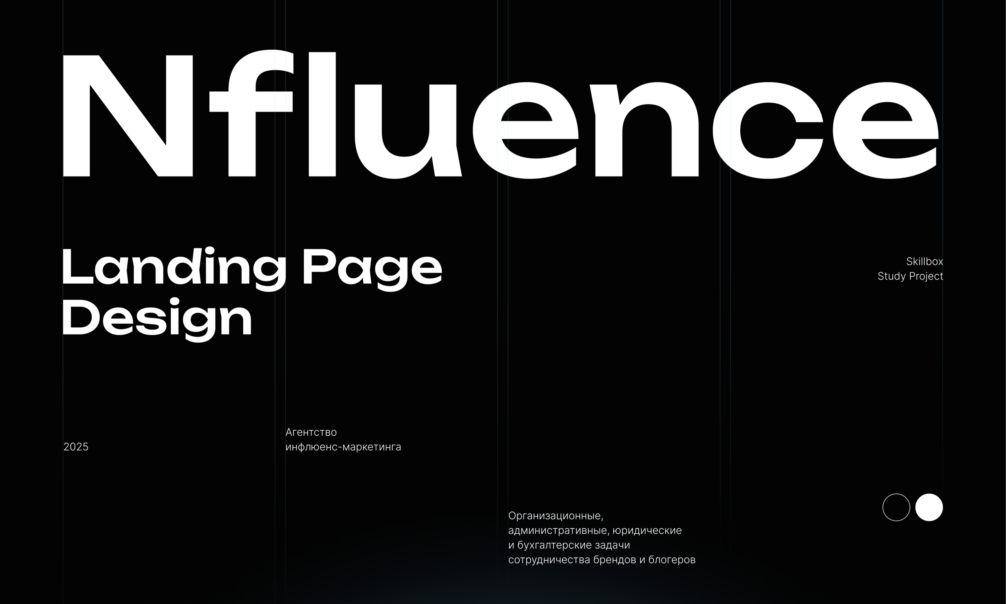 Nfluense Agency Landing Page — Изображение №1 — Интерфейсы, Маркетинг на Dprofile