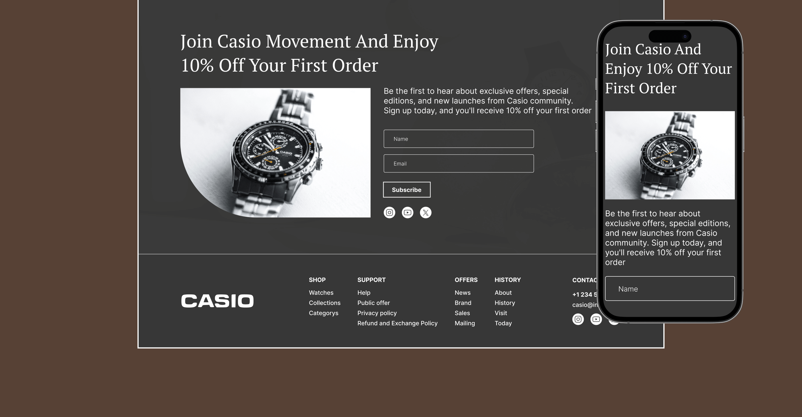 Casio Редизайн сайта | E-commerce проект — Изображение №8 — Интерфейсы, Анимация на Dprofile