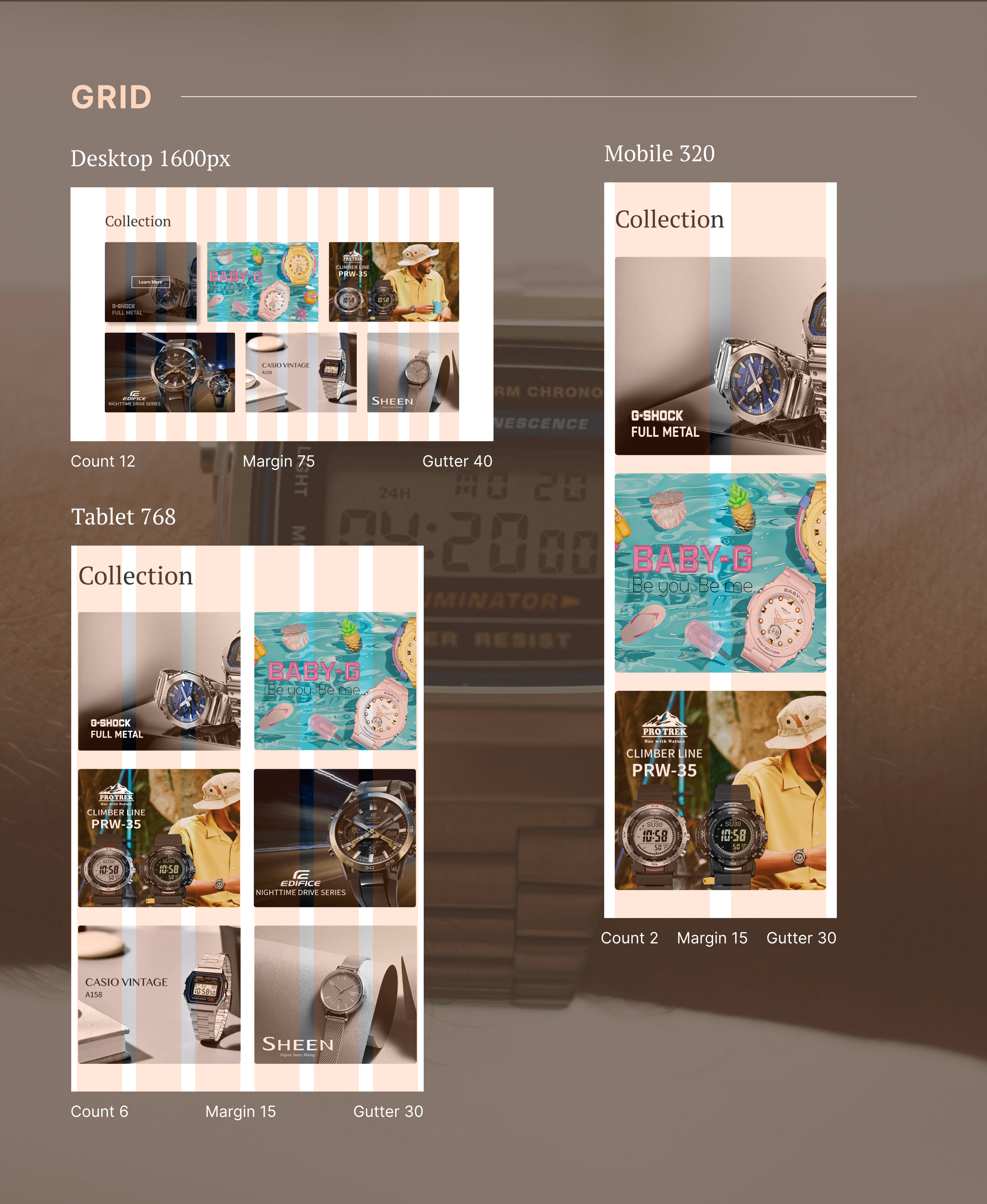 Casio Редизайн сайта | E-commerce проект — Изображение №9 — Интерфейсы, Анимация на Dprofile