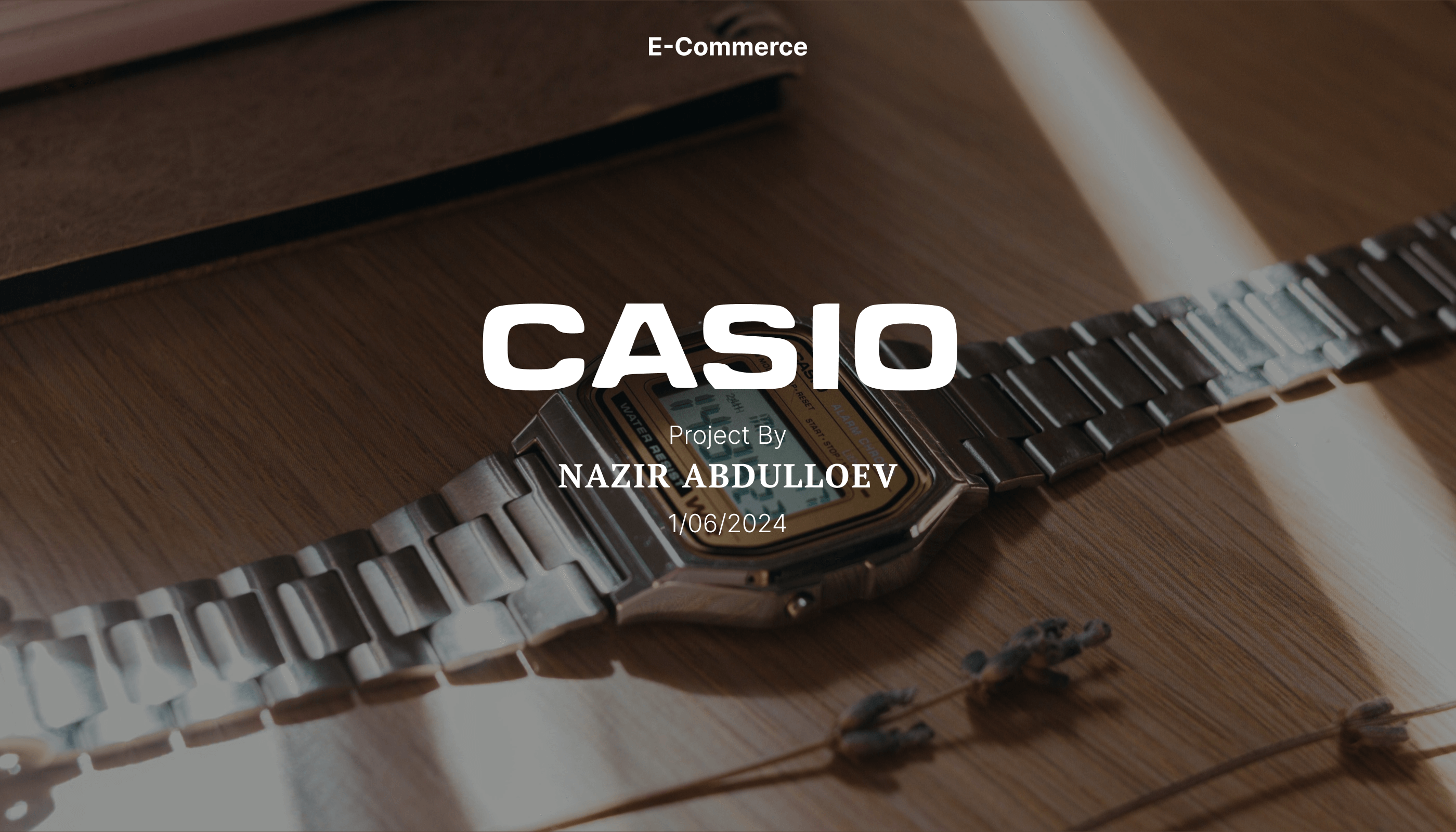 Casio Редизайн сайта | E-commerce проект — Изображение №1 — Интерфейсы, Анимация на Dprofile