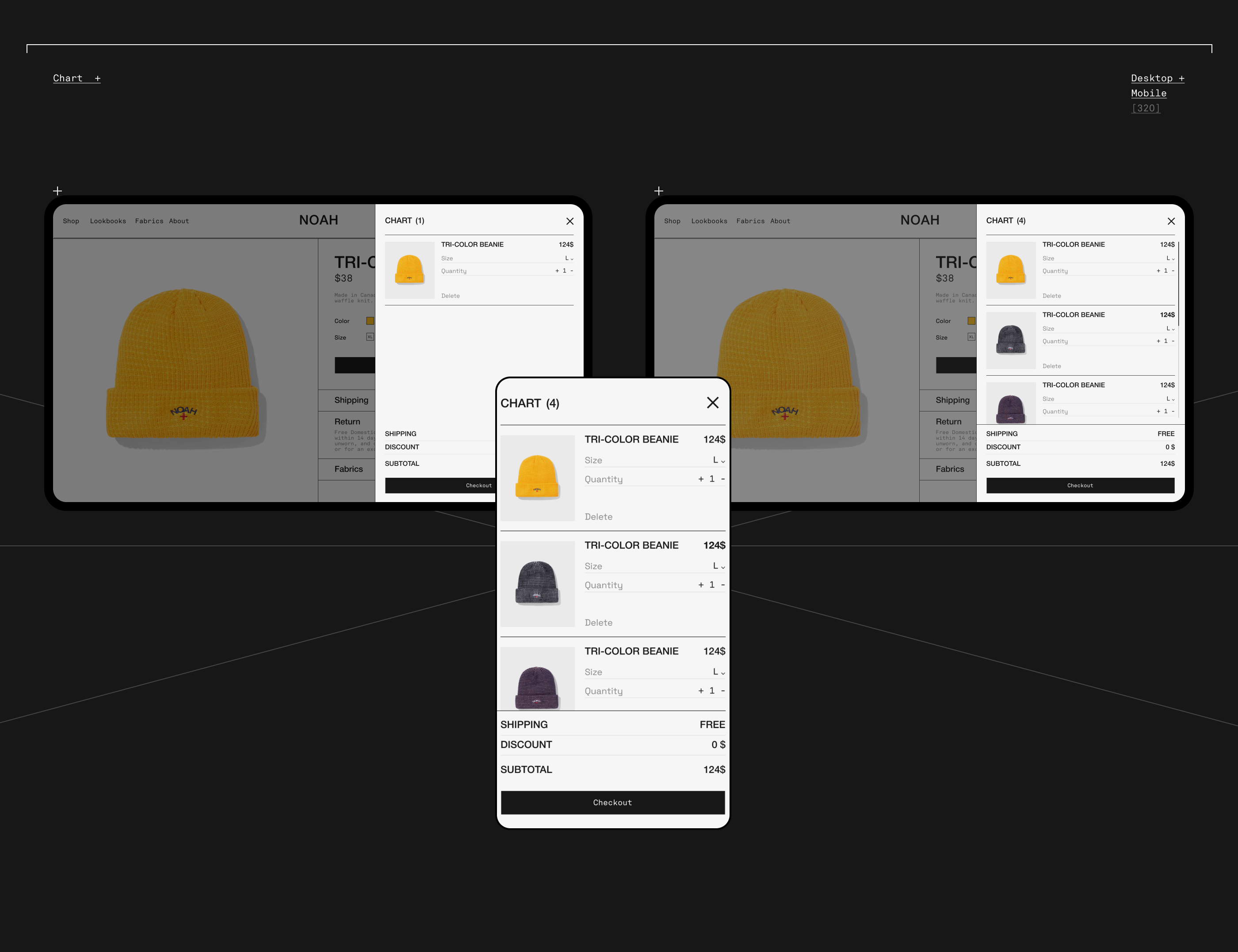 NOAH | E-commerce redesign — Изображение №6 — Интерфейсы, Брендинг на Dprofile