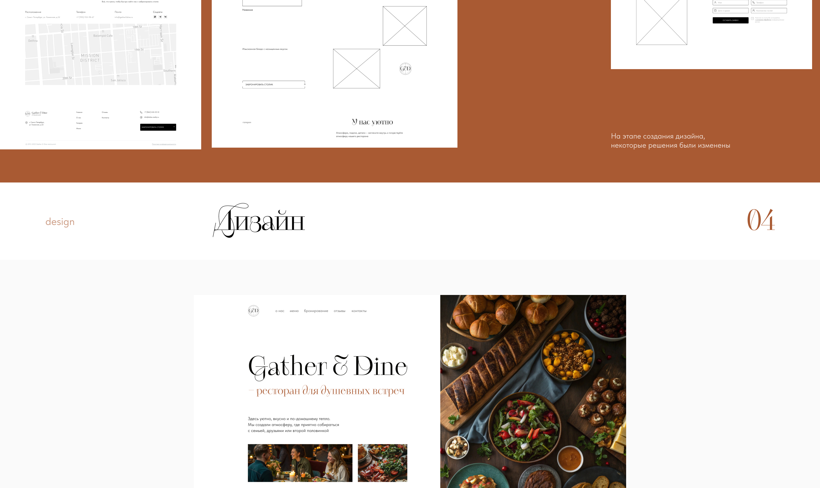 Landing page restaurant | Лендинг для ресторана — Изображение №6 — Интерфейсы на Dprofile
