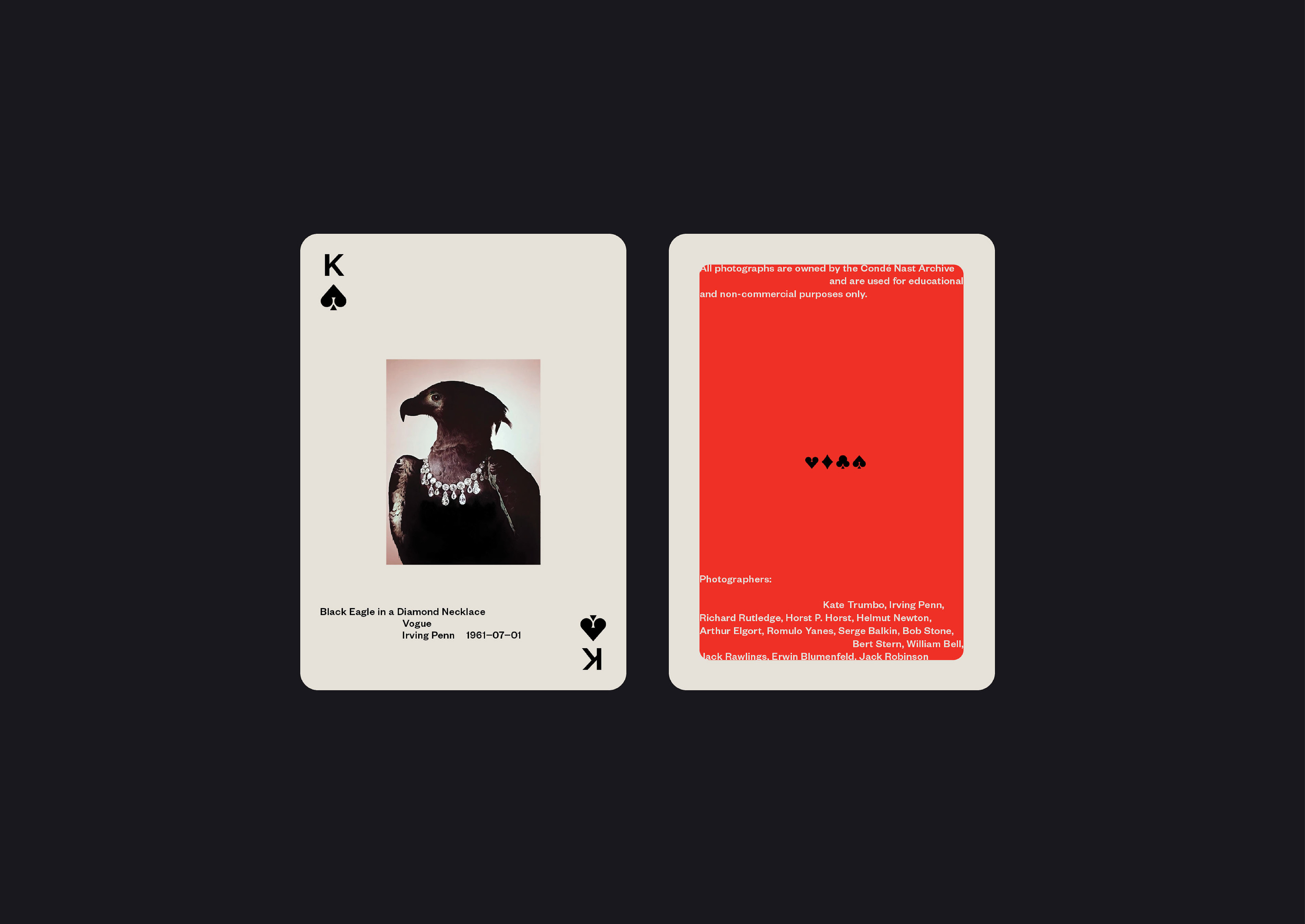 Игральные карты Condé Nast Archive — Изображение №16 — Графика на Dprofile