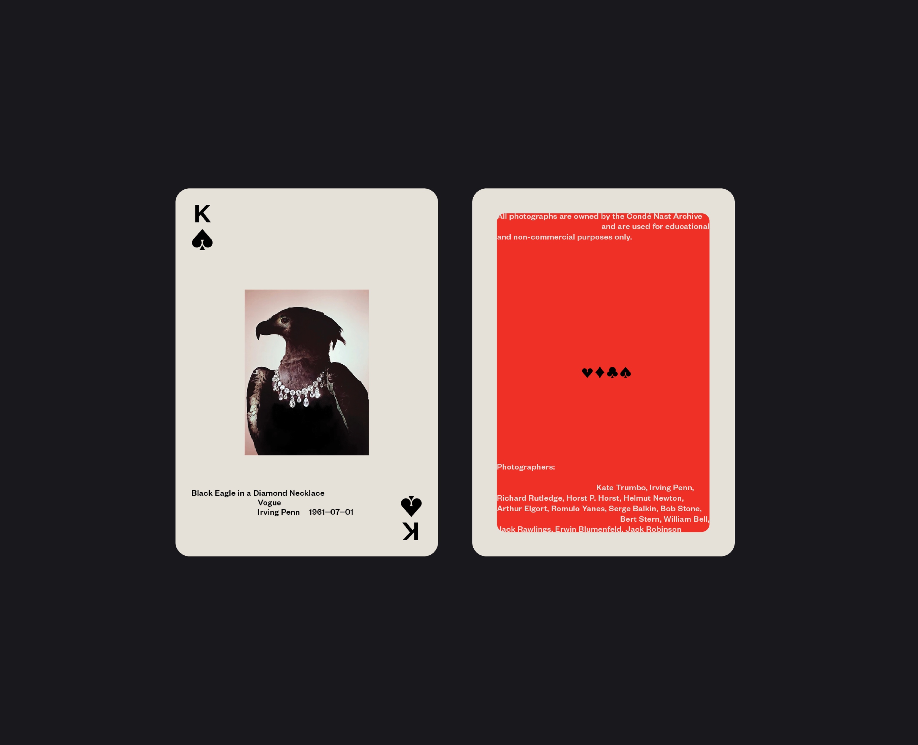 Игральные карты Condé Nast Archive на Dprofile