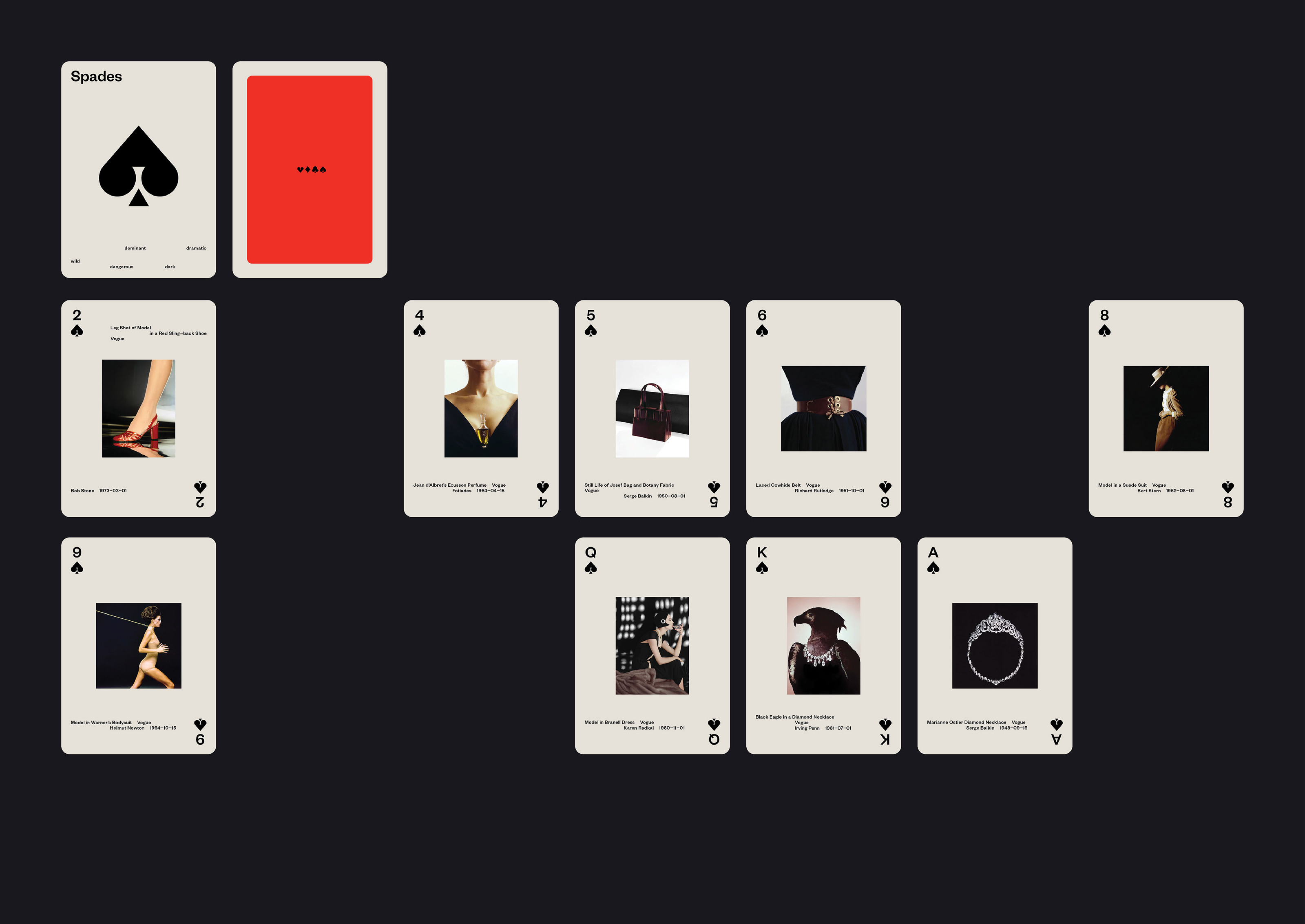 Игральные карты Condé Nast Archive — Изображение №11 — Графика на Dprofile