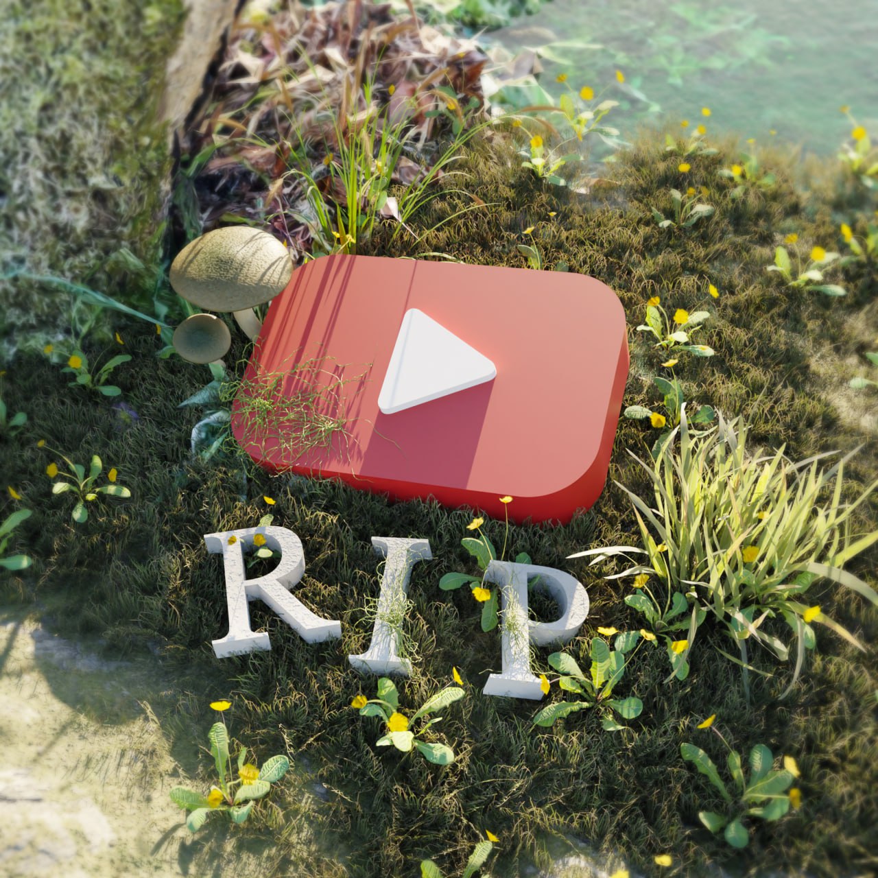 rip youtube — Изображение №1 — 3D на Dprofile