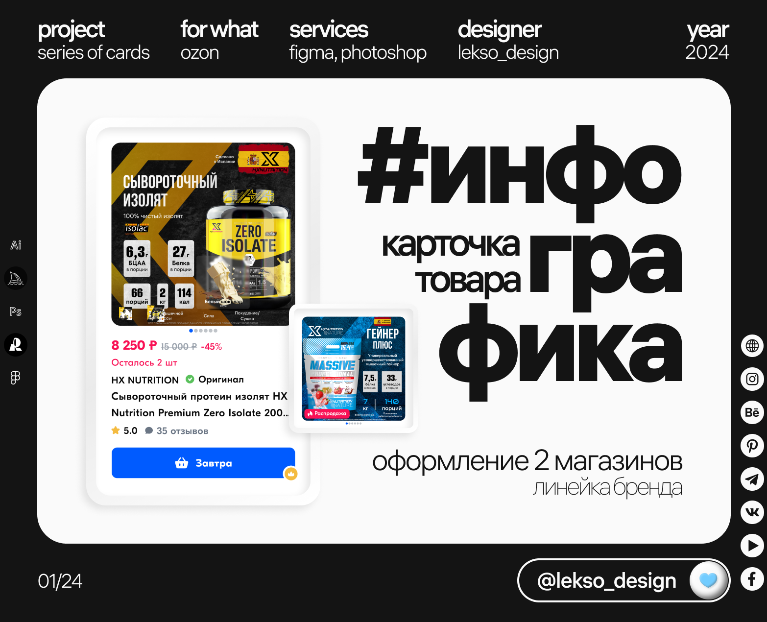 Инфографика | Wildberries, Ozon | Спортпит | БАДы — Графика, Маркетинг на Dprofile