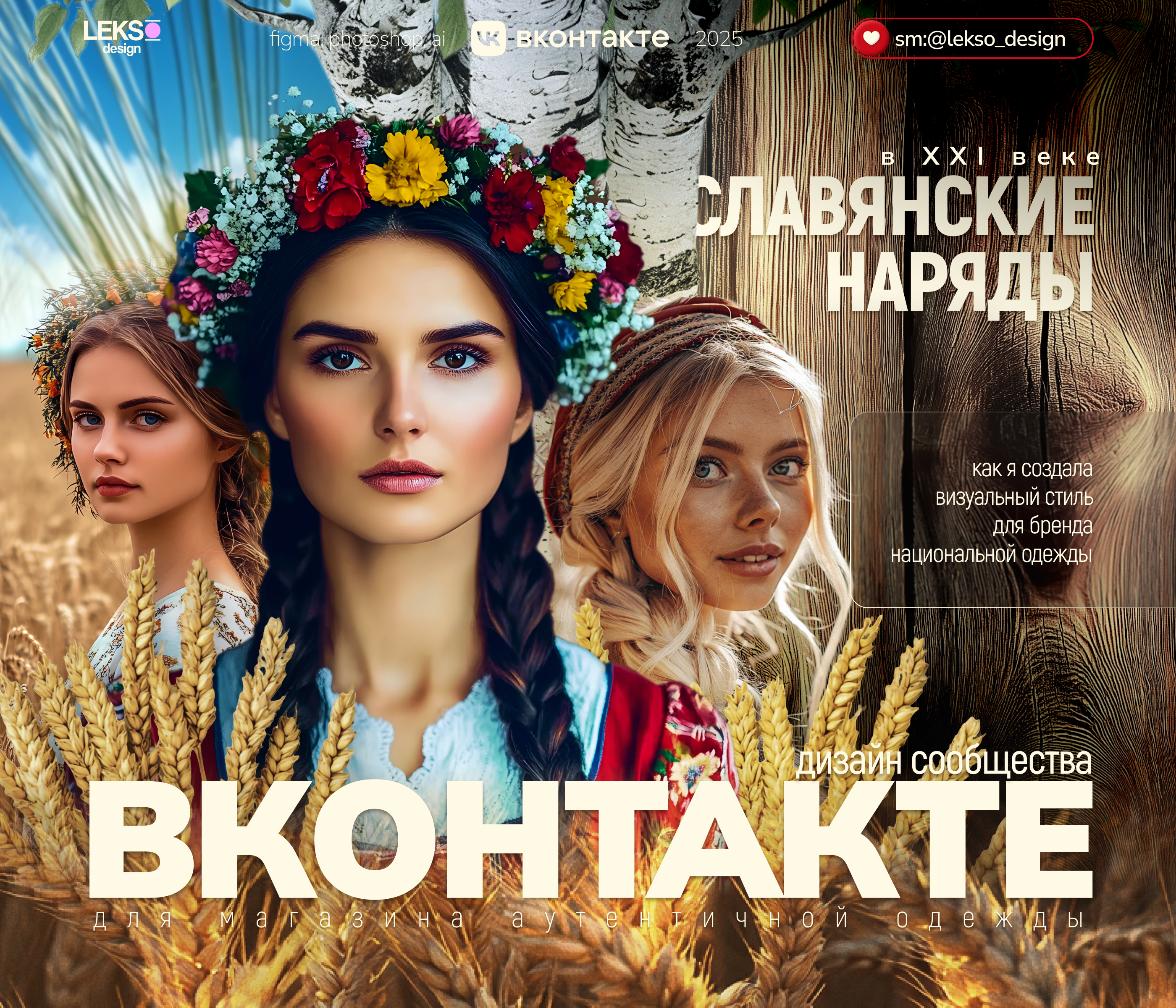 Дизайн Вконтакте | ВК магазин славянской одежды | Соцсети — Изображение №1 — Брендинг, Маркетинг на Dprofile