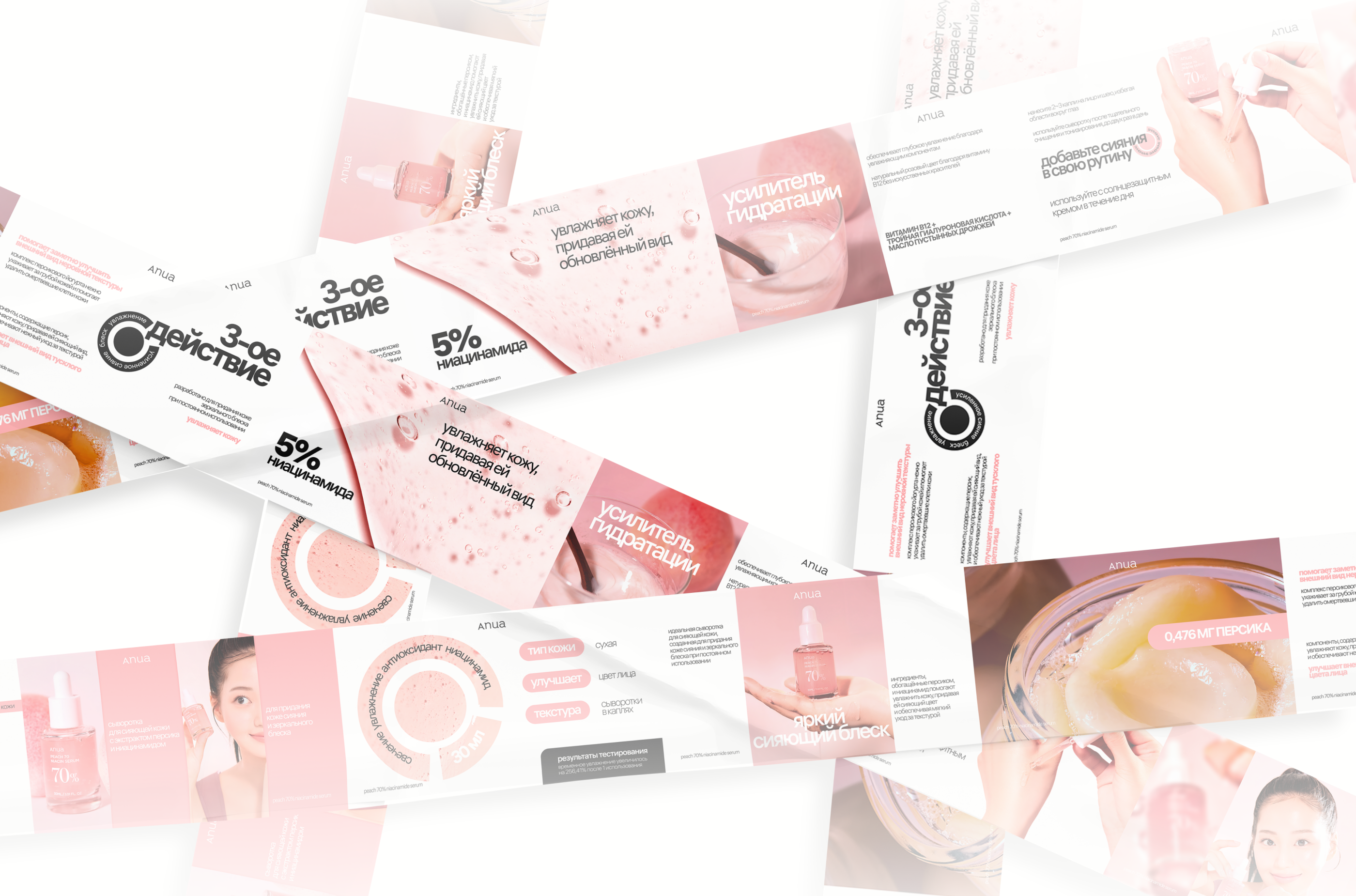 Презентация сыворотки ANUA | Дизайн | Косметика — Изображение №5 — Графика, Маркетинг на Dprofile